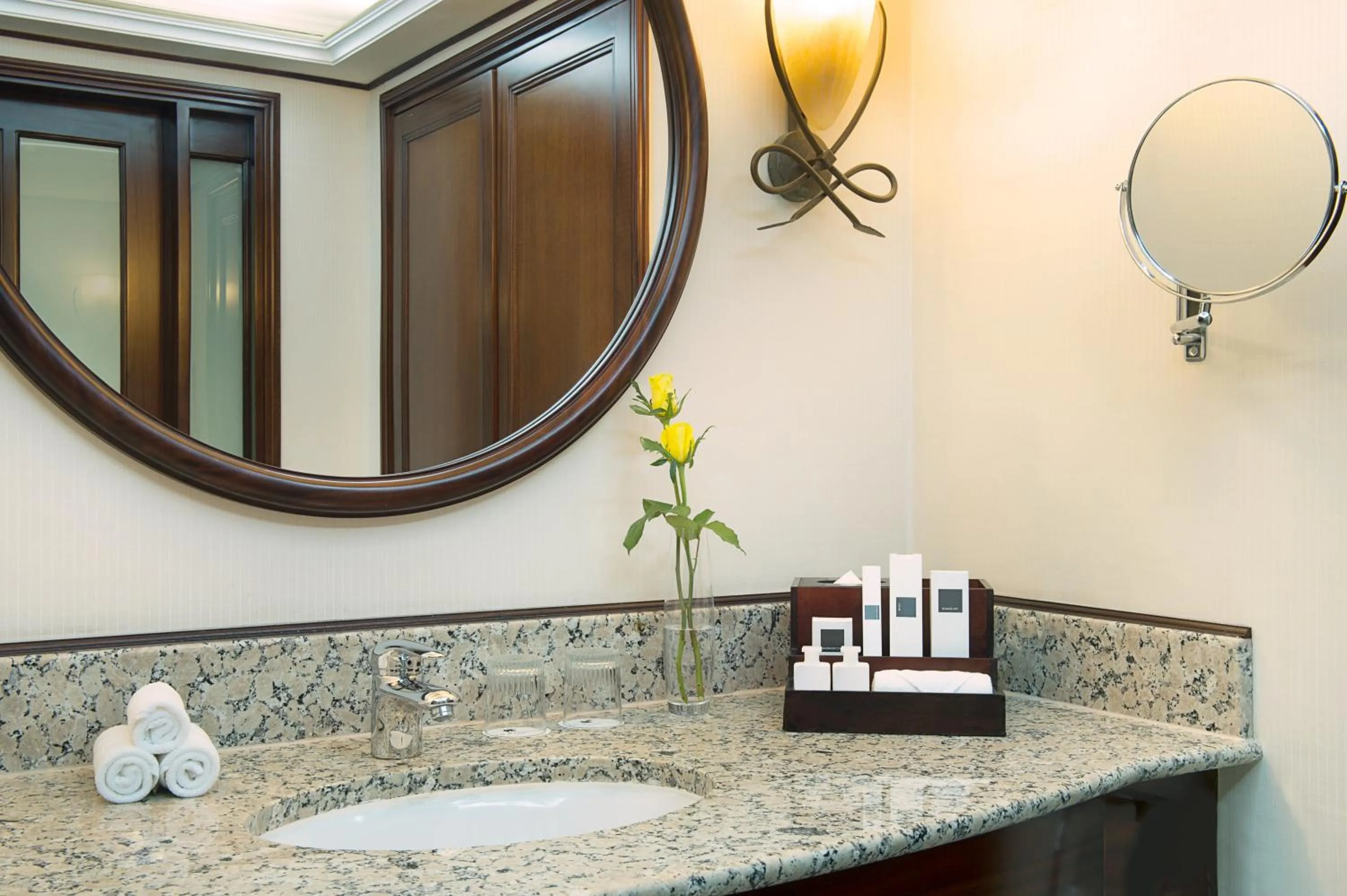 Bathroom in The Bristol Hotel by Royal Orchid Hotel Management