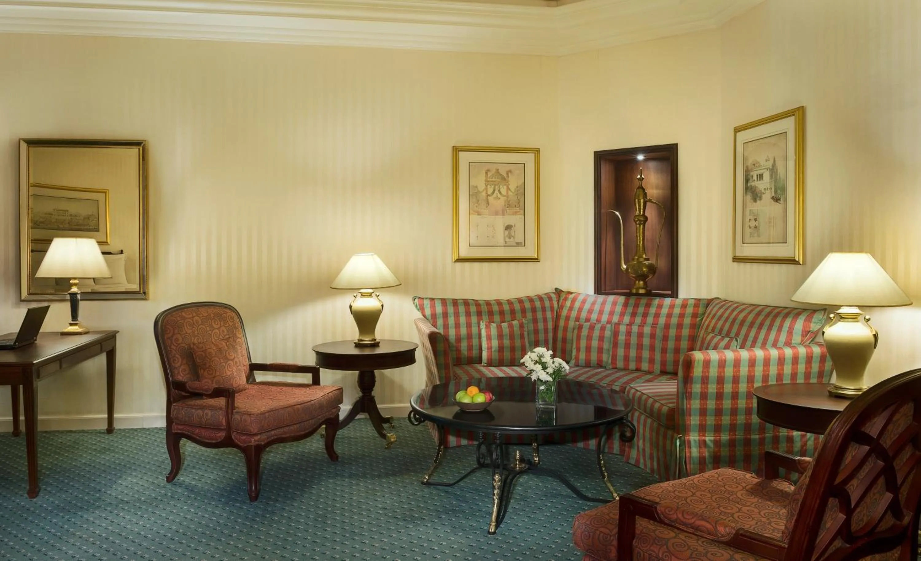 Living room in The Bristol Hotel by Royal Orchid Hotel Management