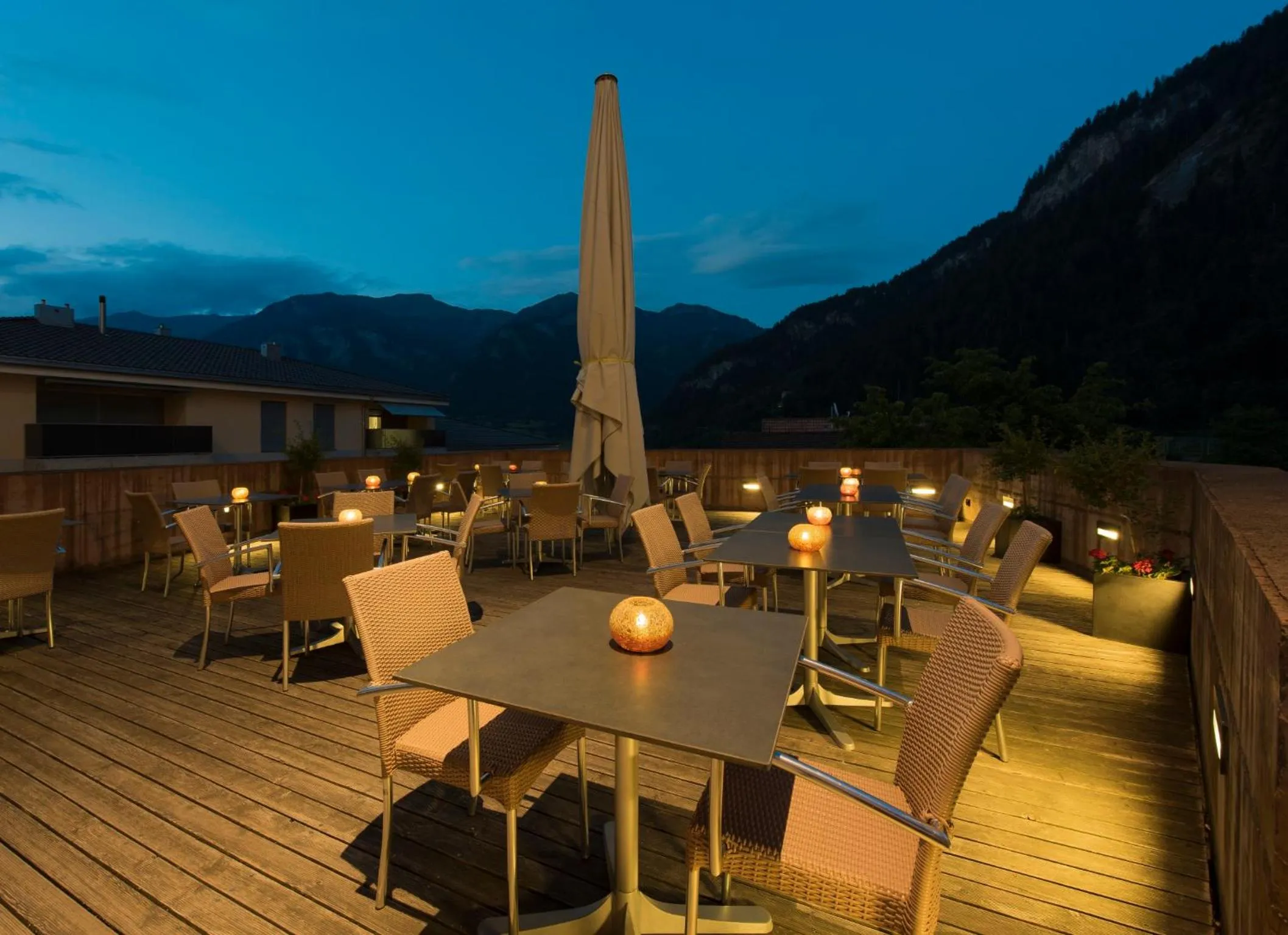 Balcony/Terrace in Hotel Weiss Kreuz