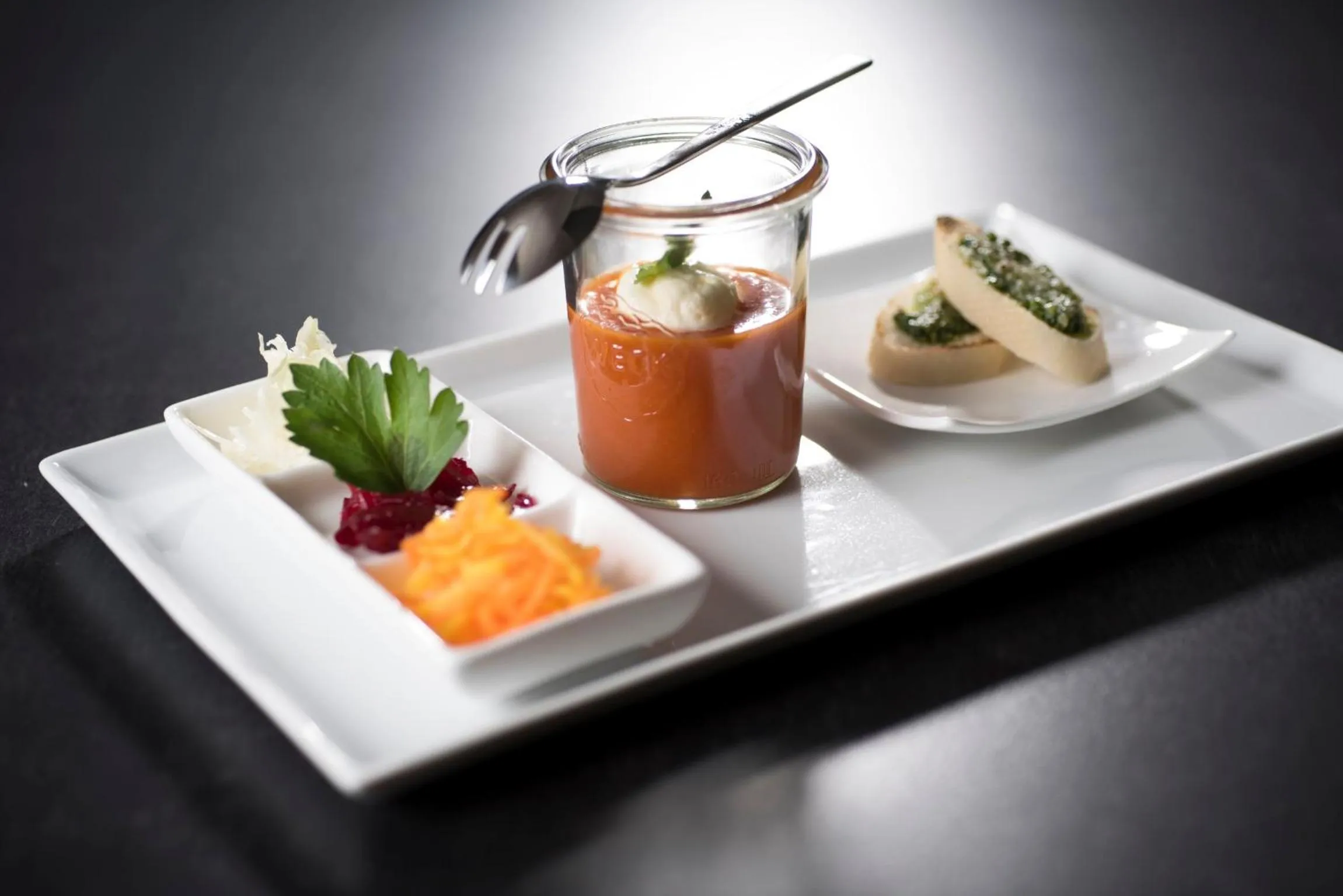 Food close-up in Hotel Weiss Kreuz