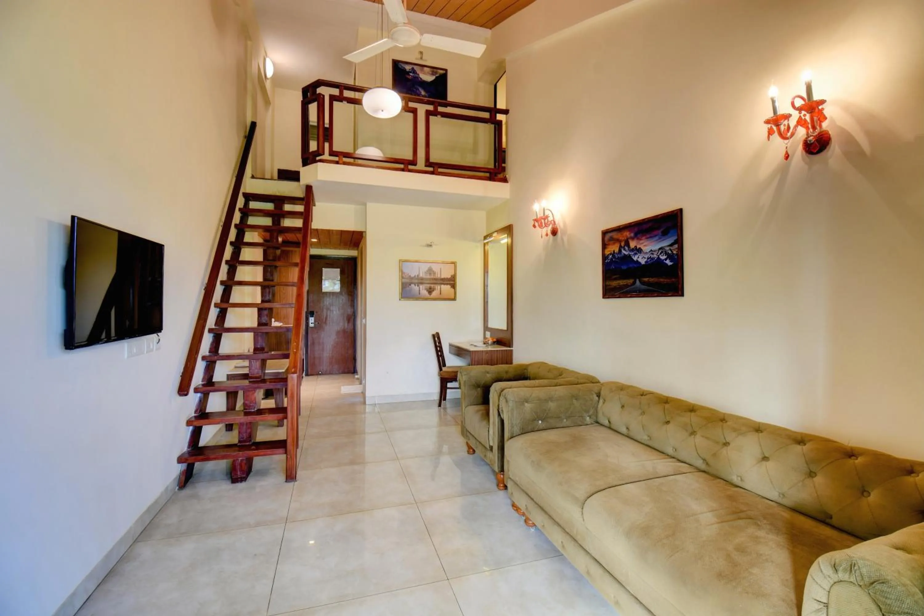 Living room in VITS Lonavala