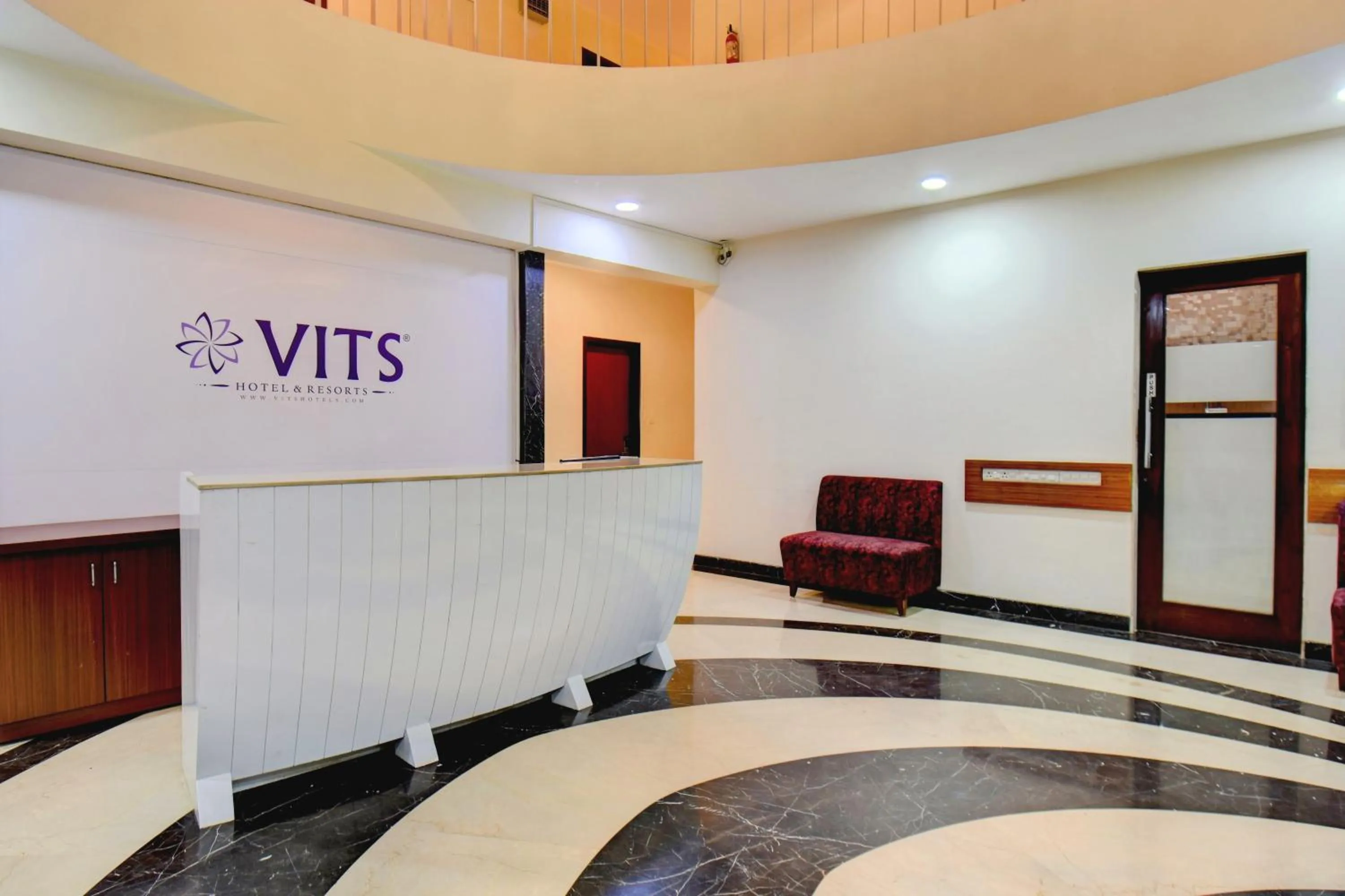 Lobby or reception in VITS Lonavala