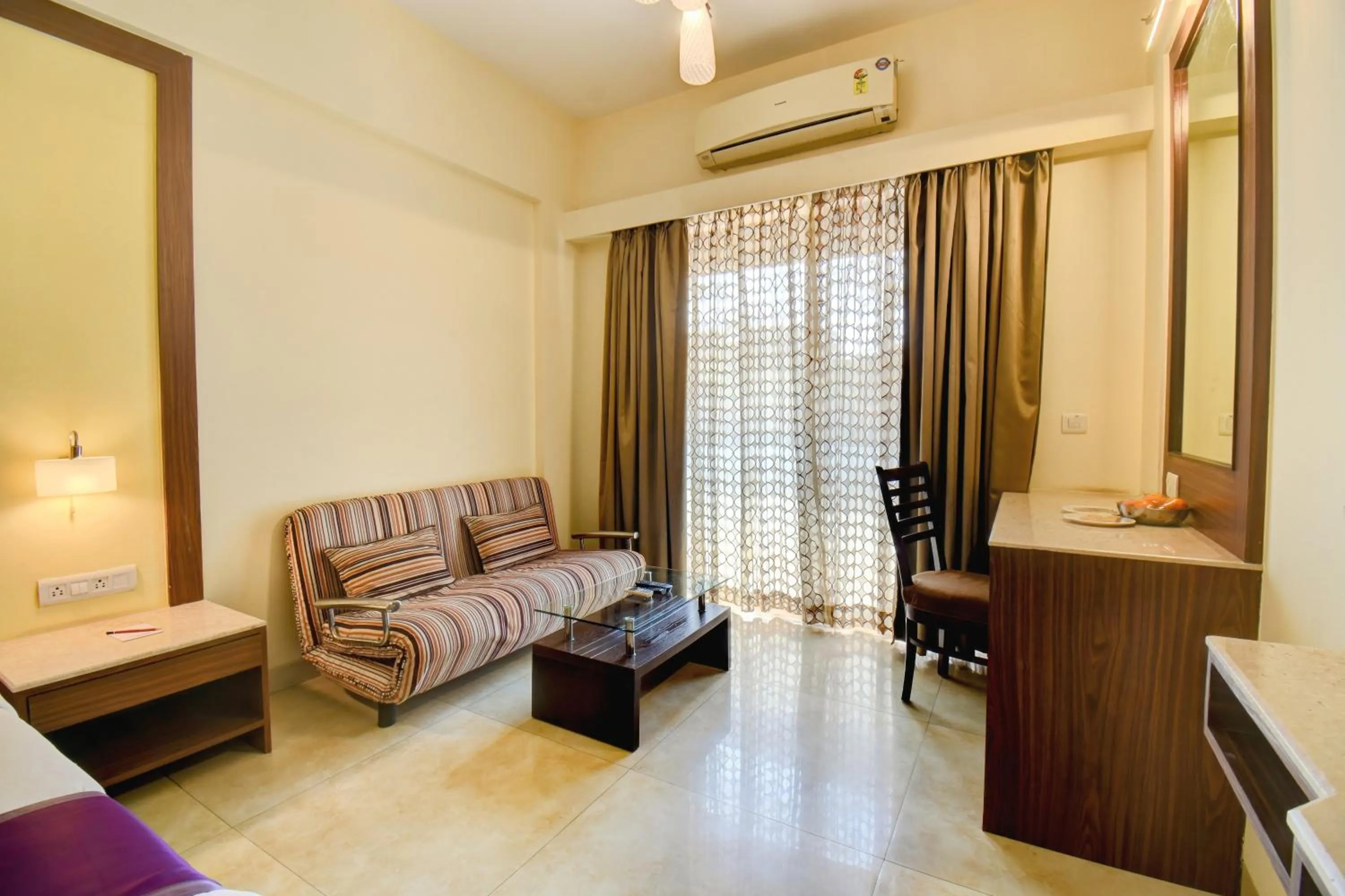 Living room in VITS Lonavala