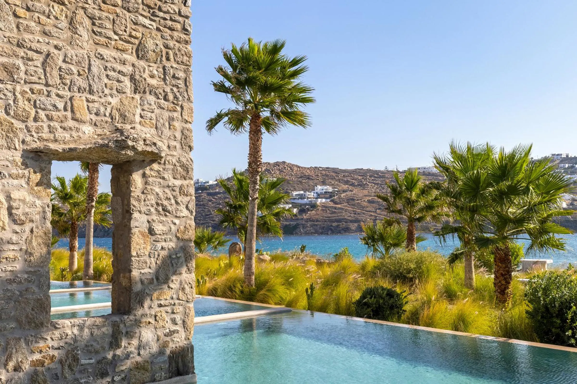 Swimming pool in Aeonic Suites and Spa