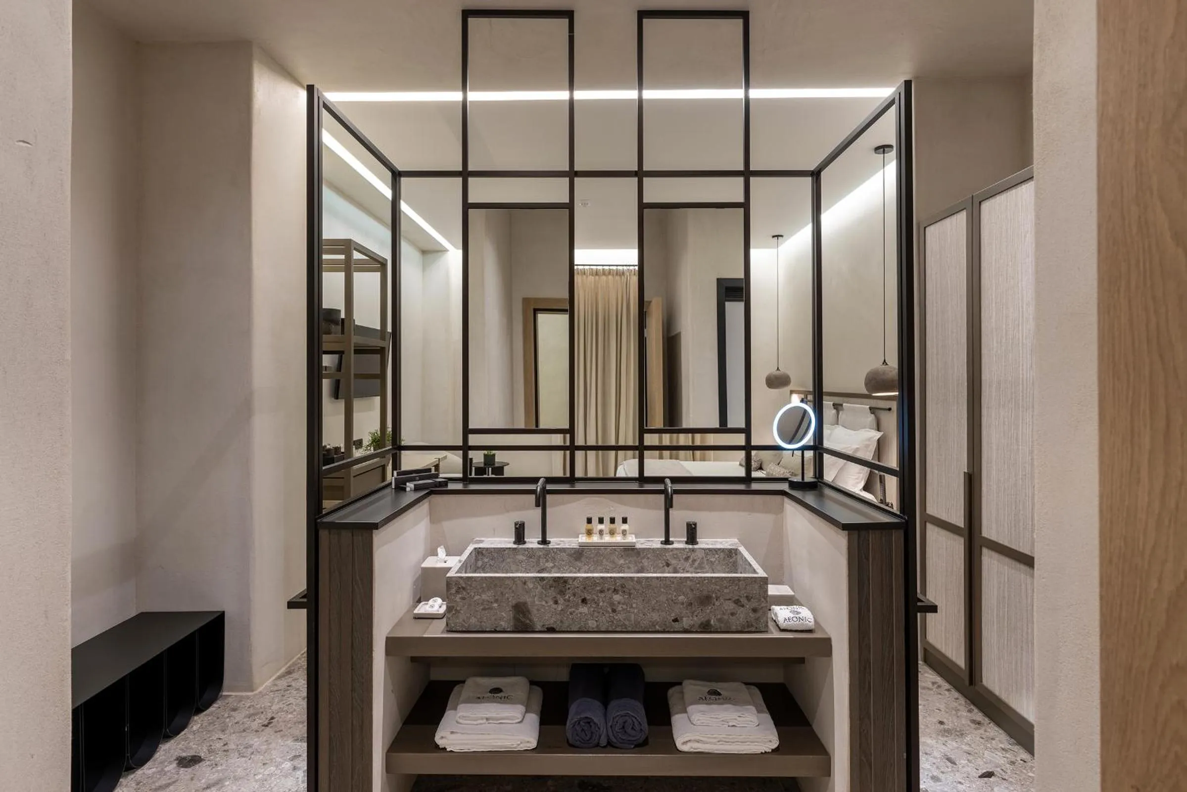 Bathroom in Aeonic Suites and Spa