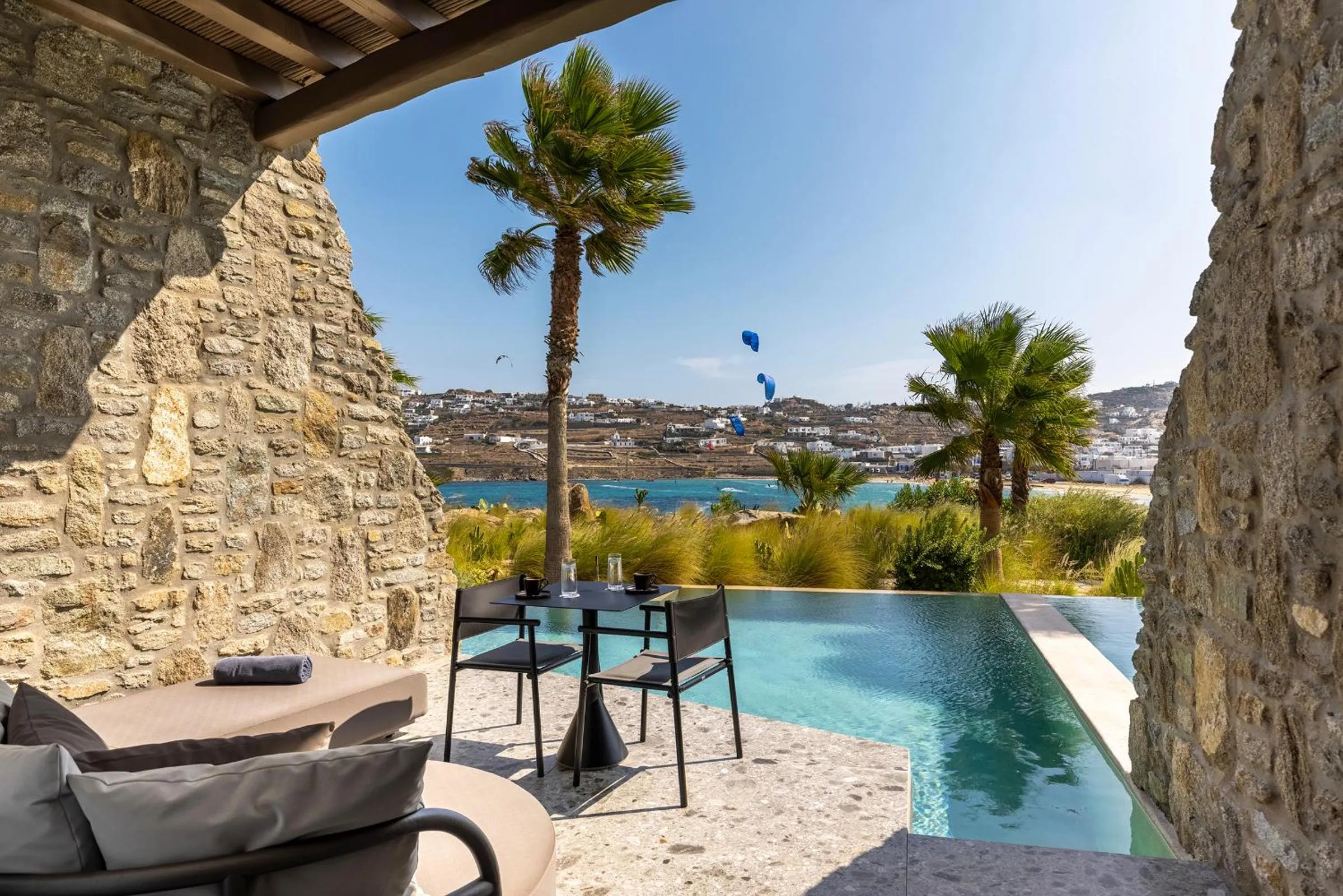 Natural landscape in Aeonic Suites and Spa