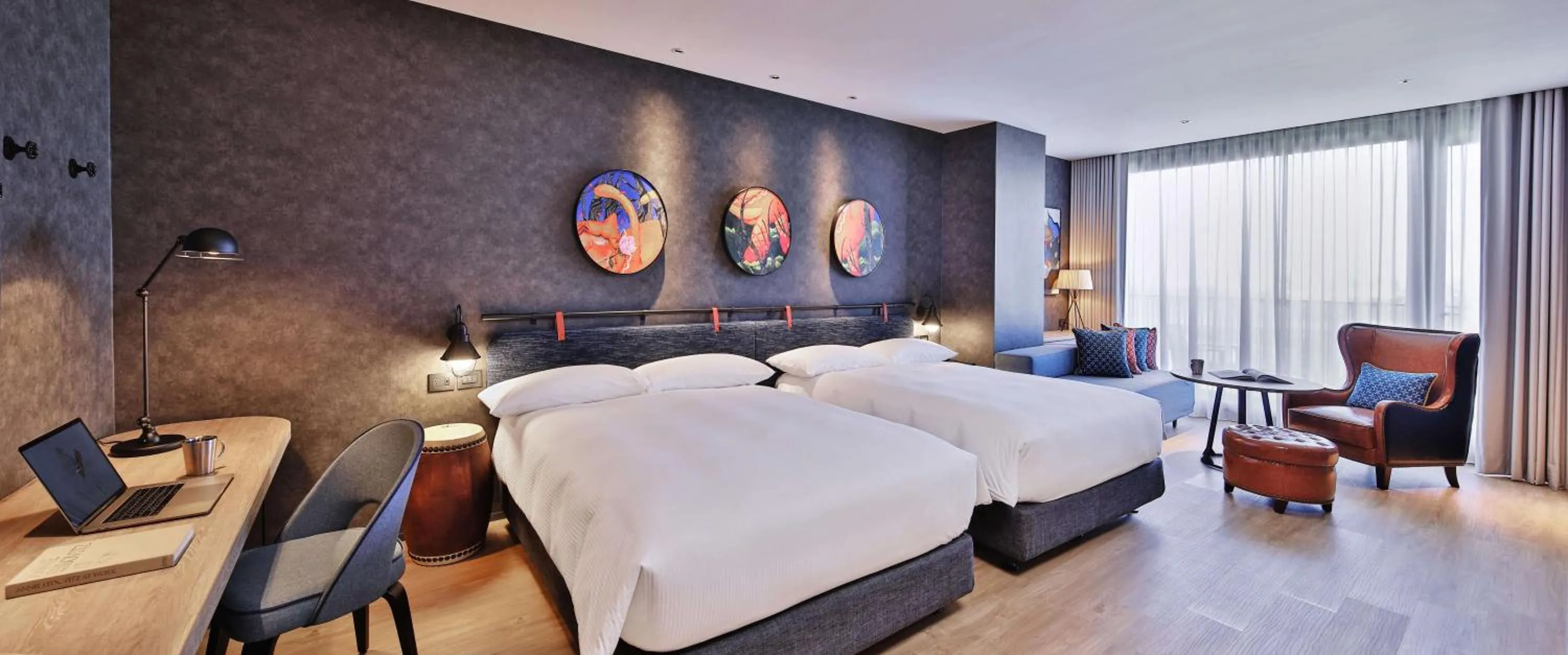 Bedroom, Bed in Just Sleep Tainan Hushan