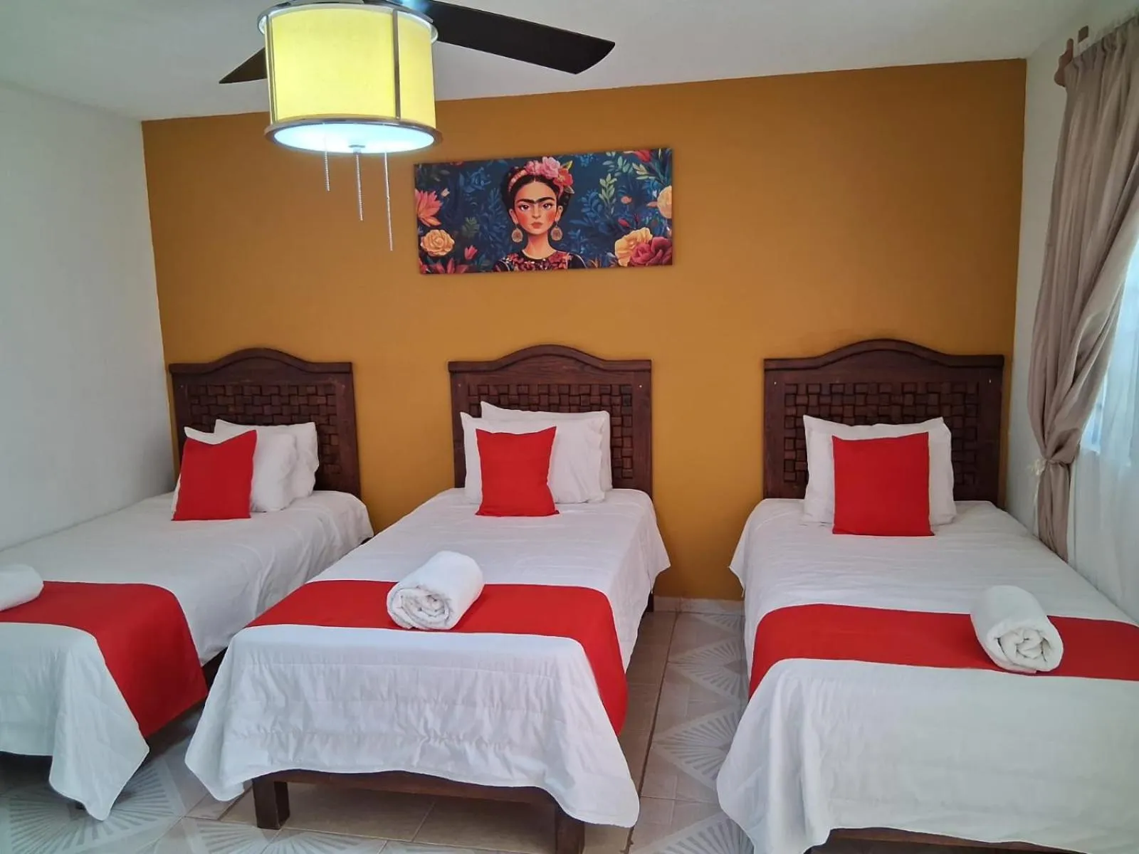 Bed in Hotel Muñoz de Luna