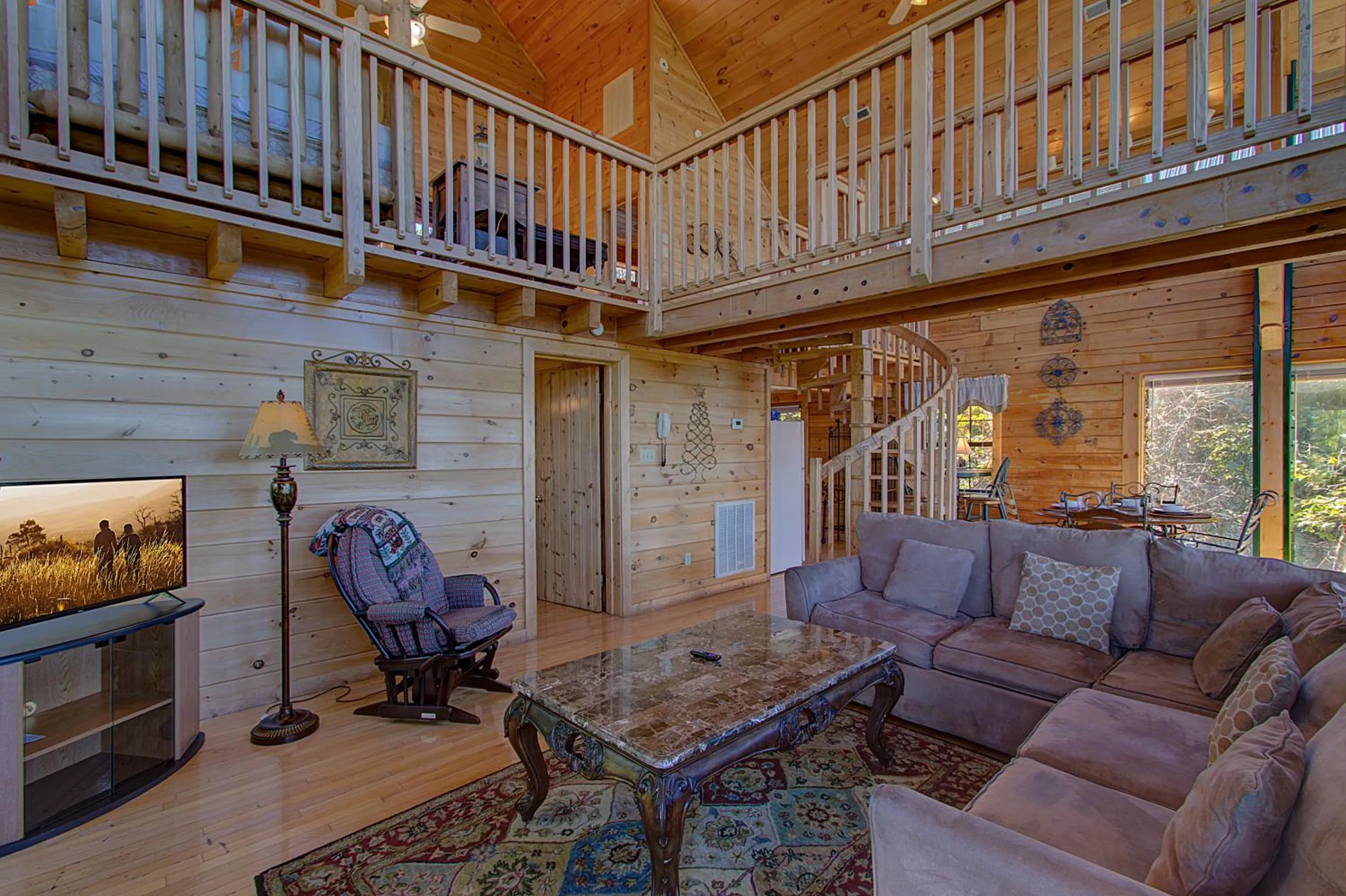 Stairway · Stunning Cabin in the Stars- 100mile views!