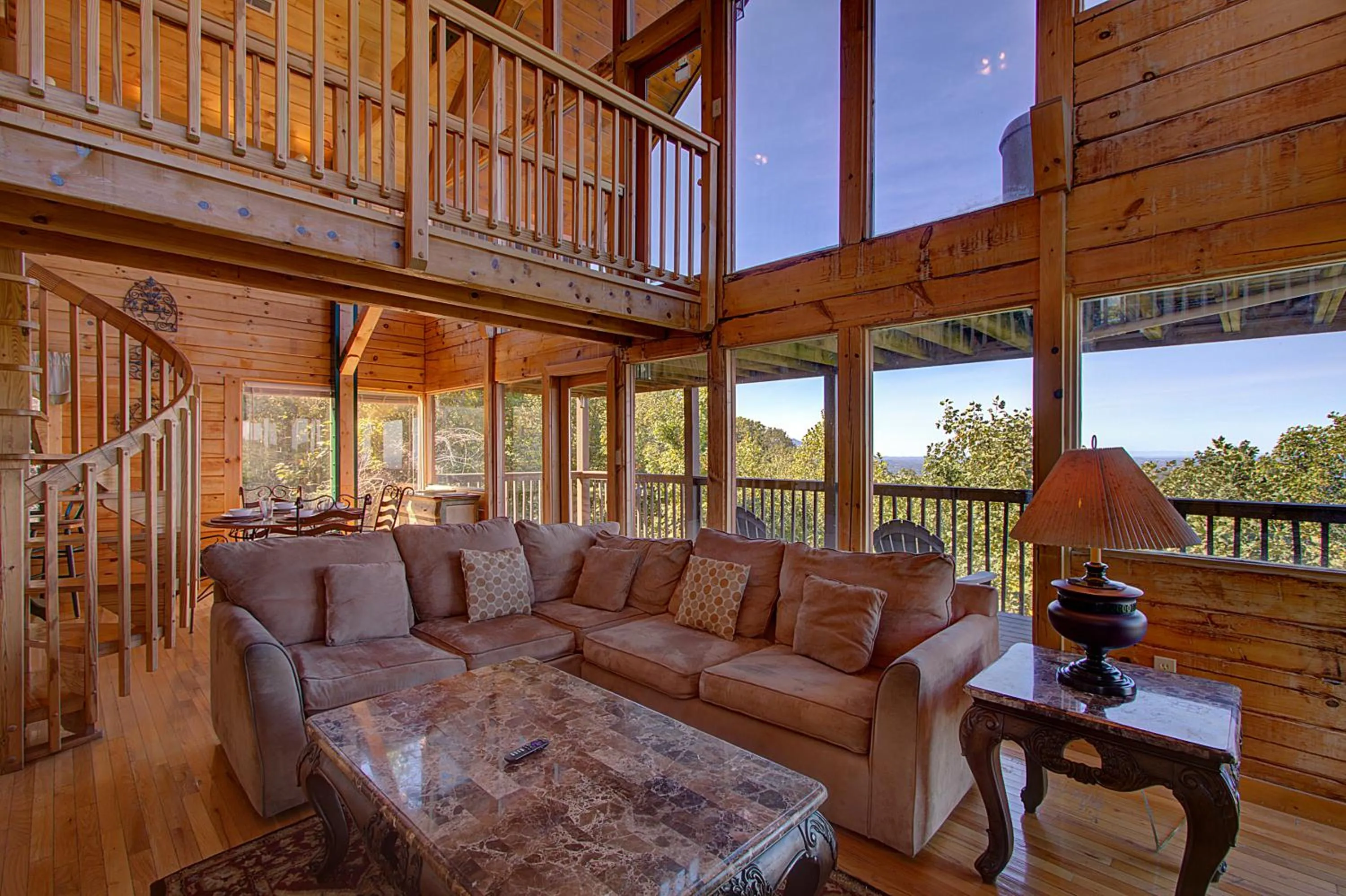 Stairway · Stunning Cabin in the Stars- 100mile views!