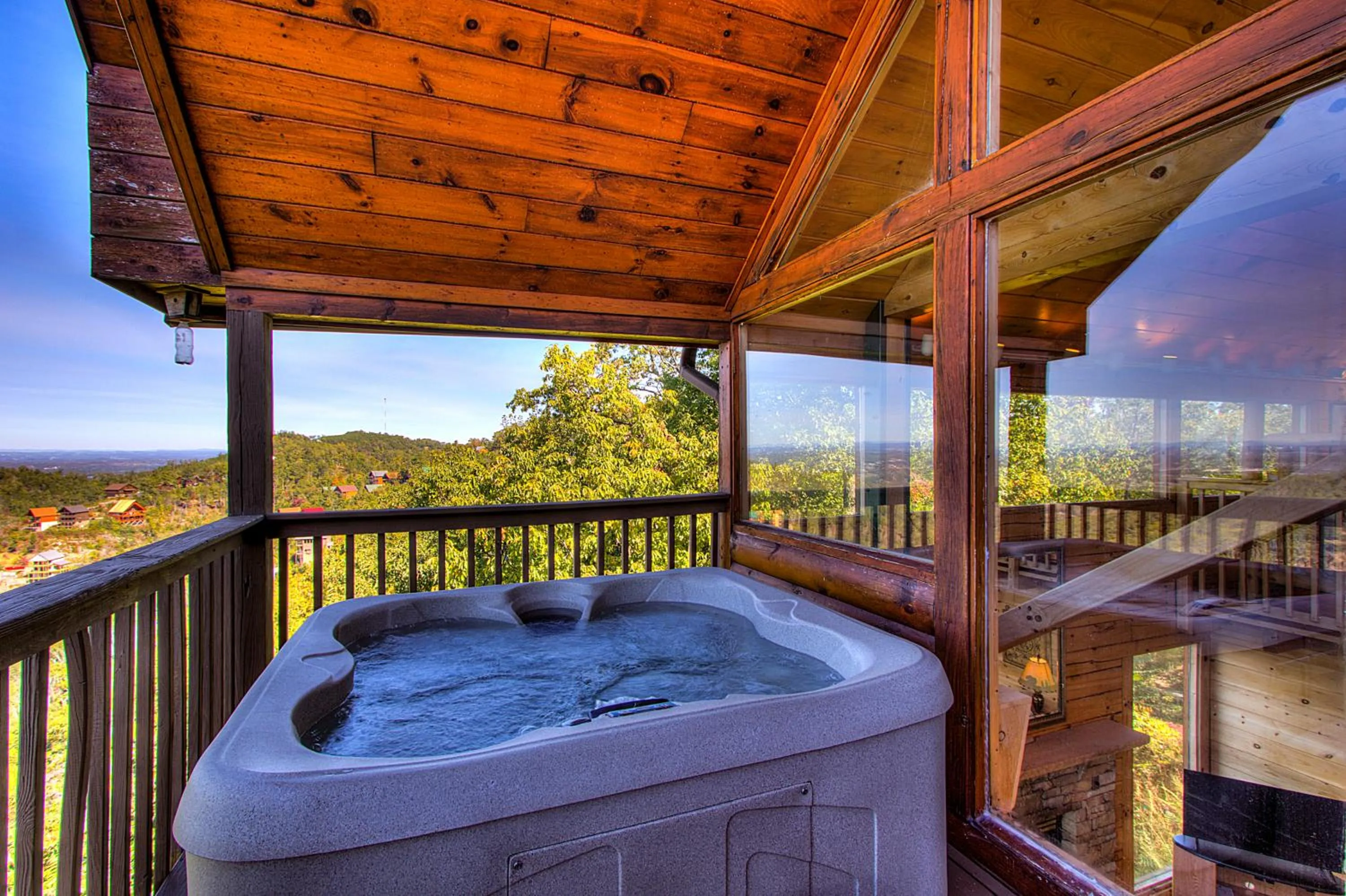 Stairway · Stunning Cabin in the Stars- 100mile views!