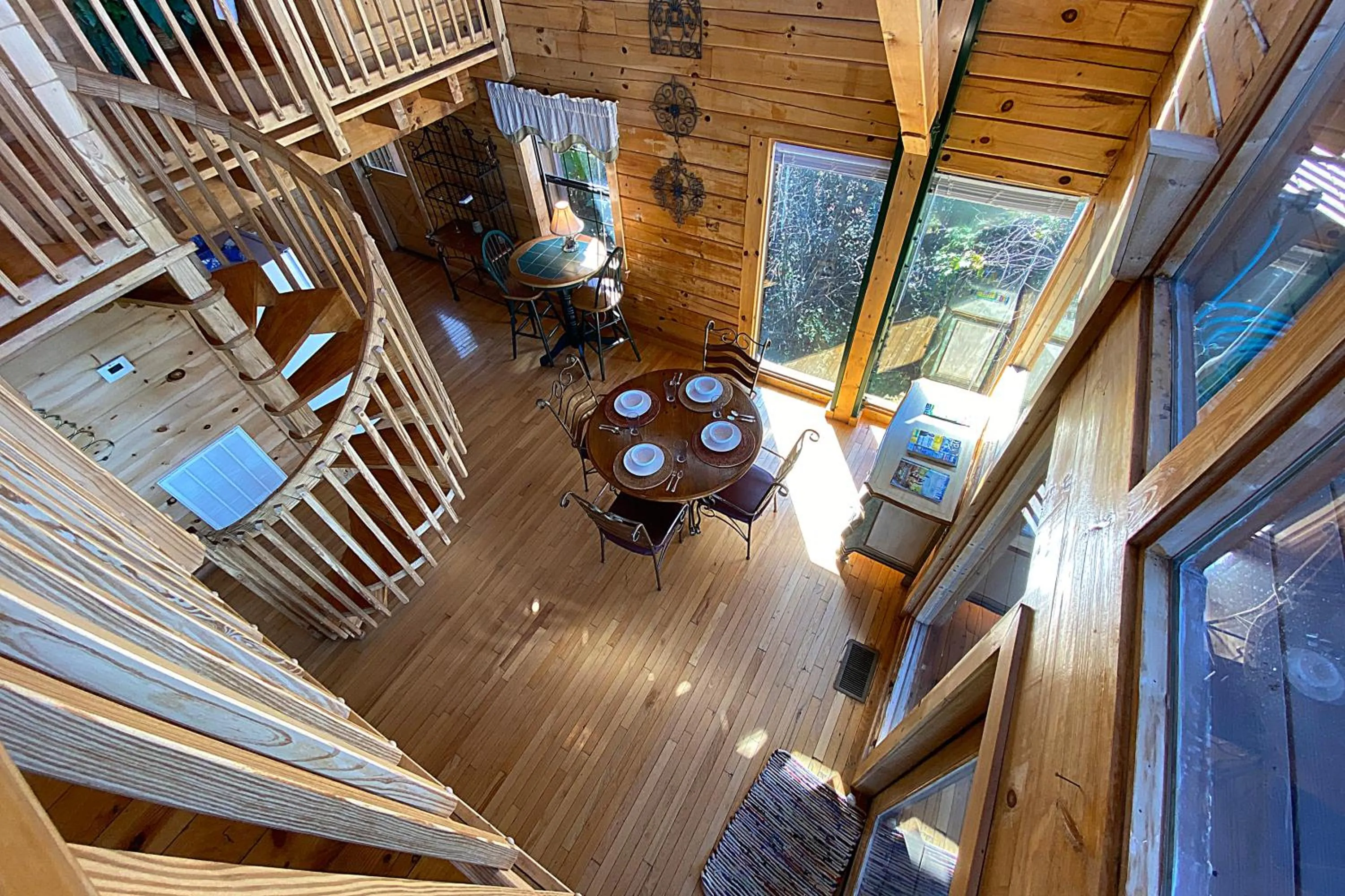 Stairway · Stunning Cabin in the Stars- 100mile views!