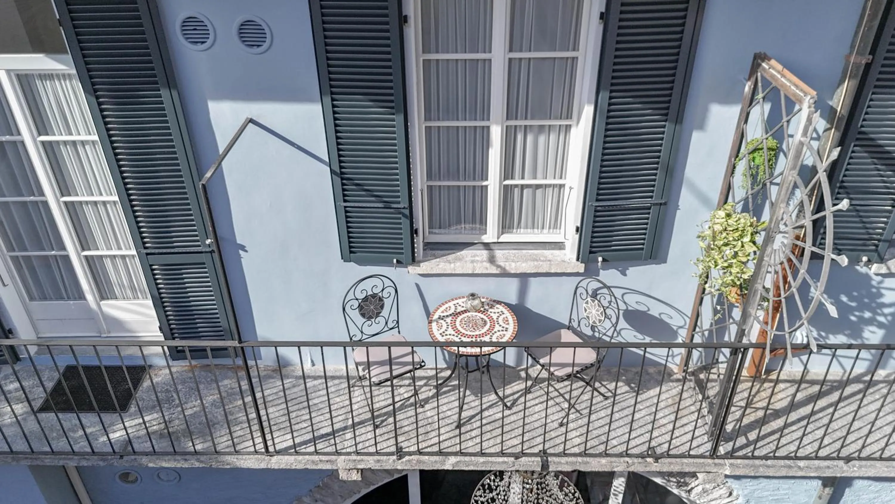 Balcony/Terrace in Caffè dell'Arte Boutique Rooms Locarno