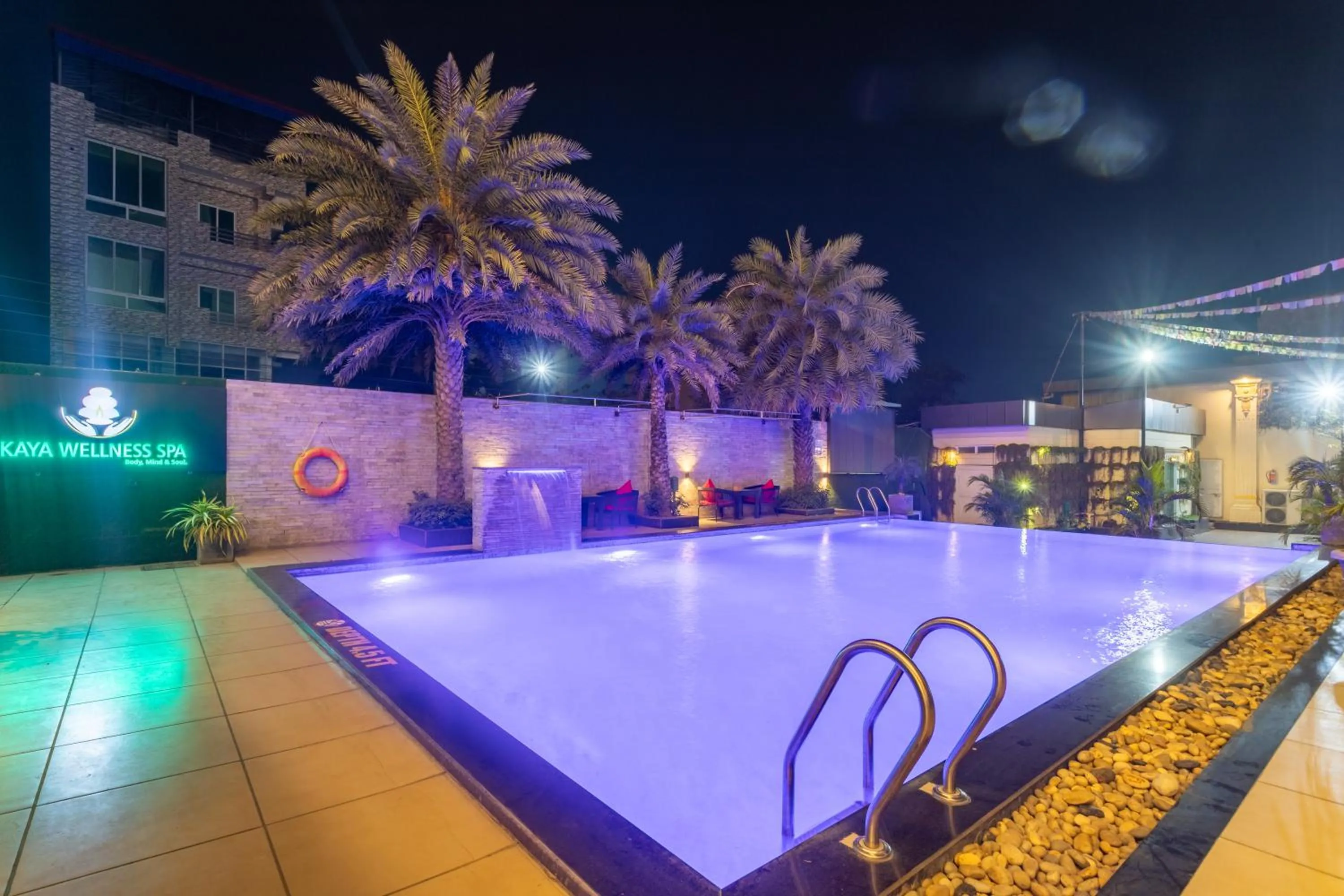 Pool view in Hotel Da Flamingo
