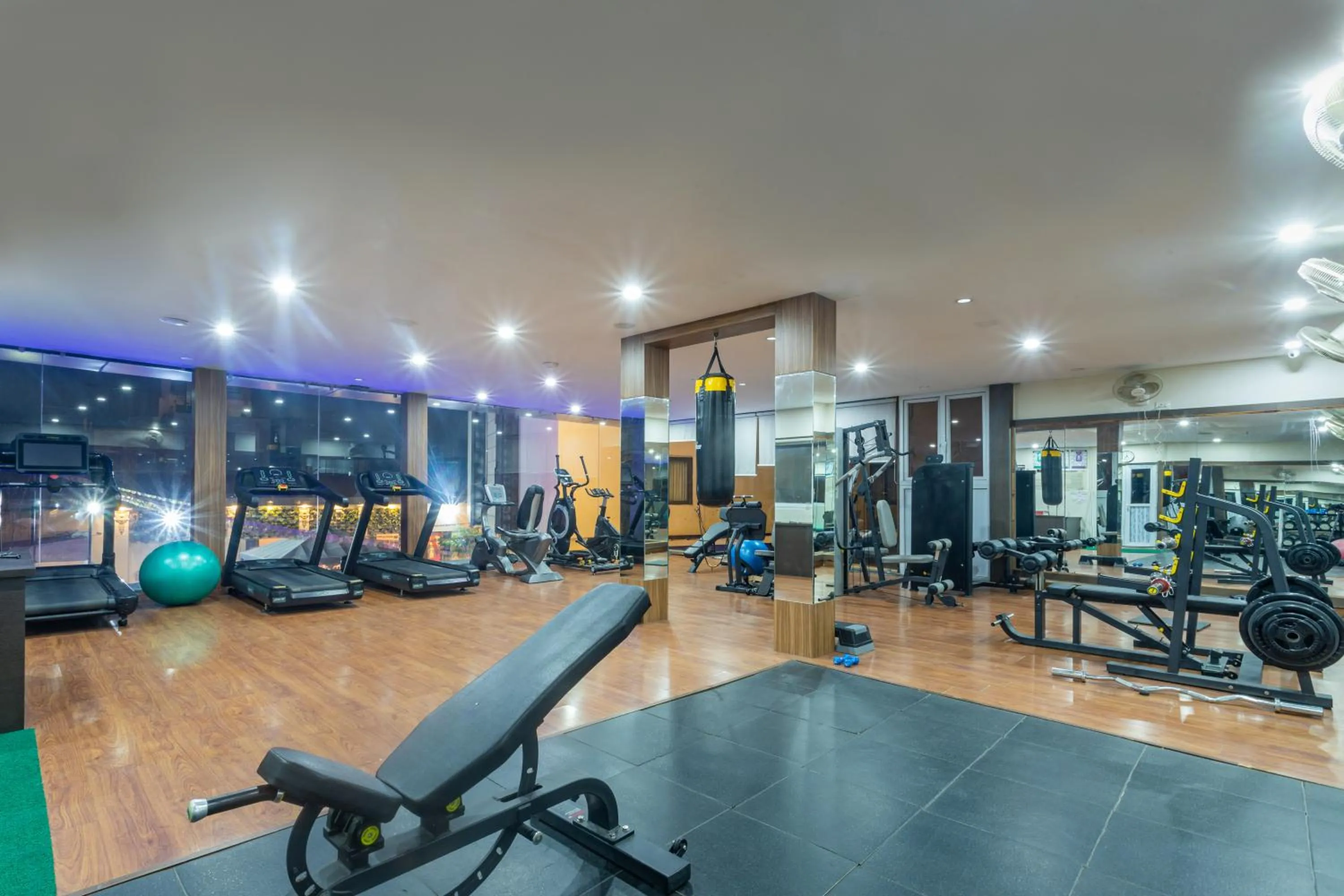 Fitness centre/facilities in Hotel Da Flamingo