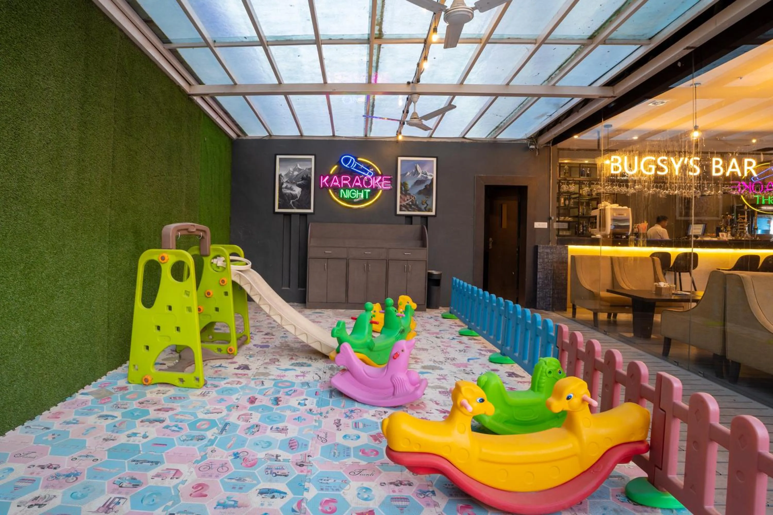 Children play ground in Hotel Da Flamingo