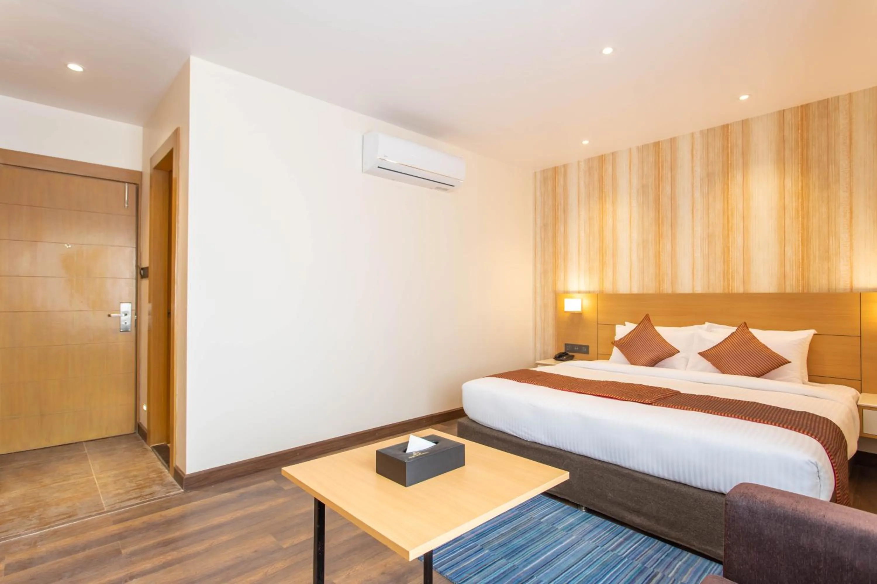 Bed in Hotel Da Flamingo