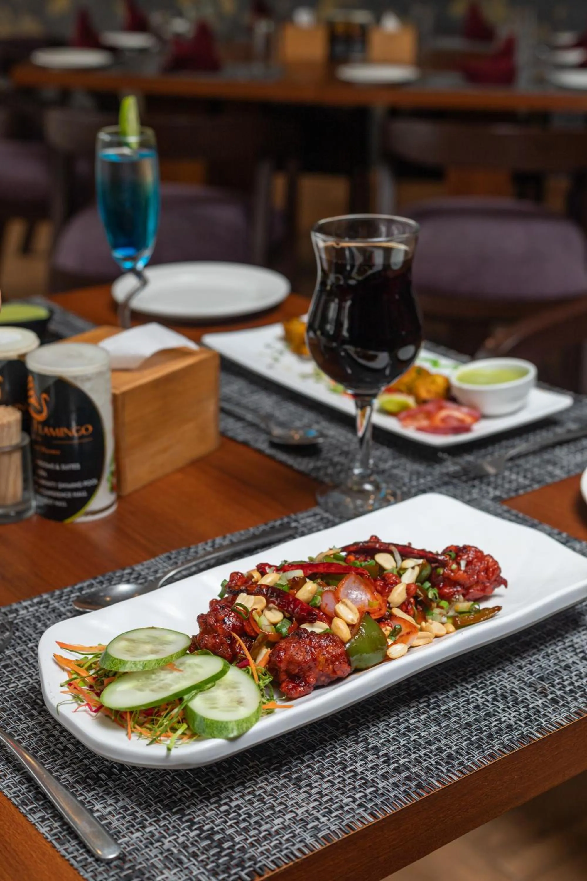 Food and drinks in Hotel Da Flamingo