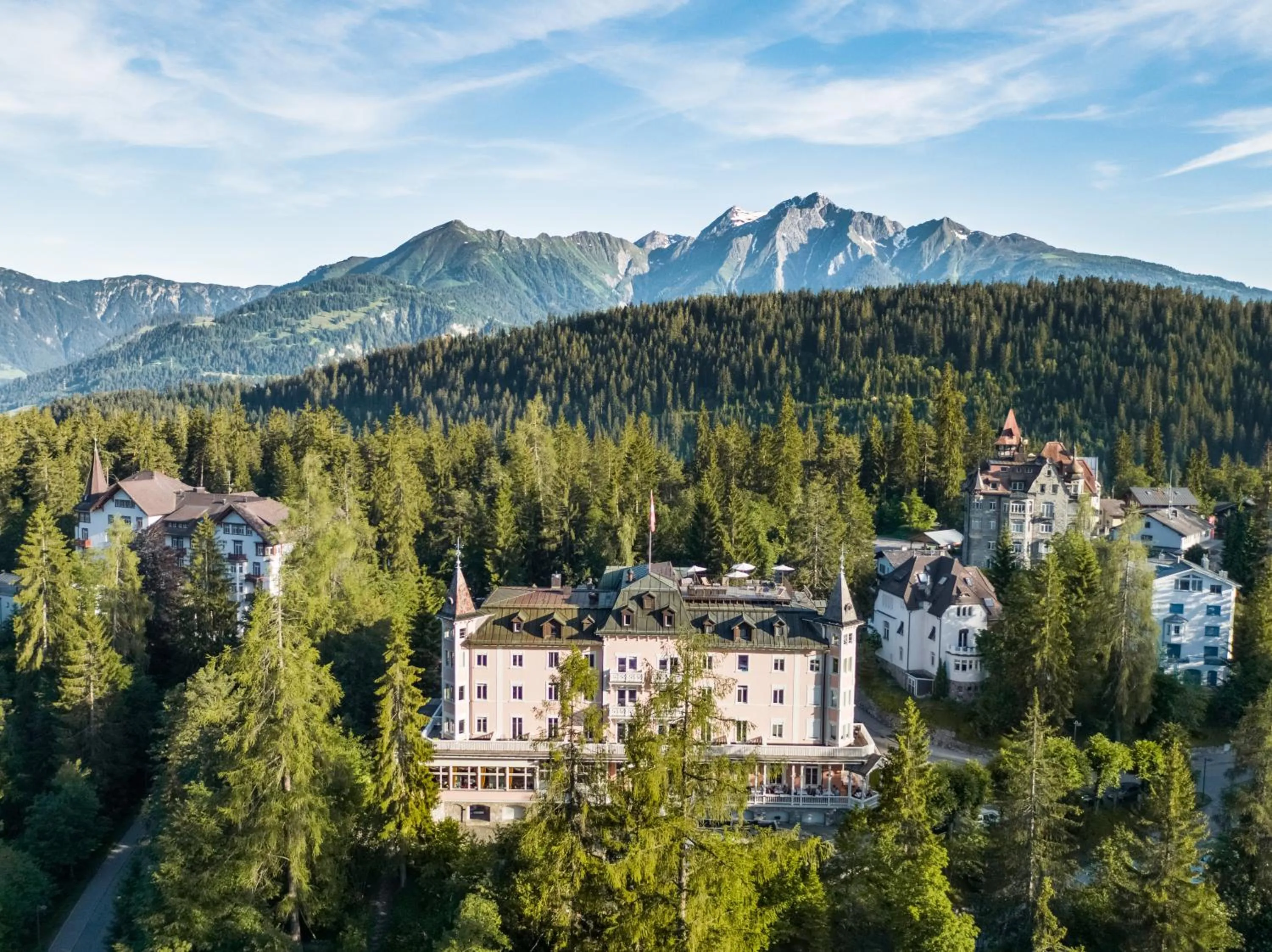 Property building in Romantik Hotel Schweizerhof & Spa Flims
