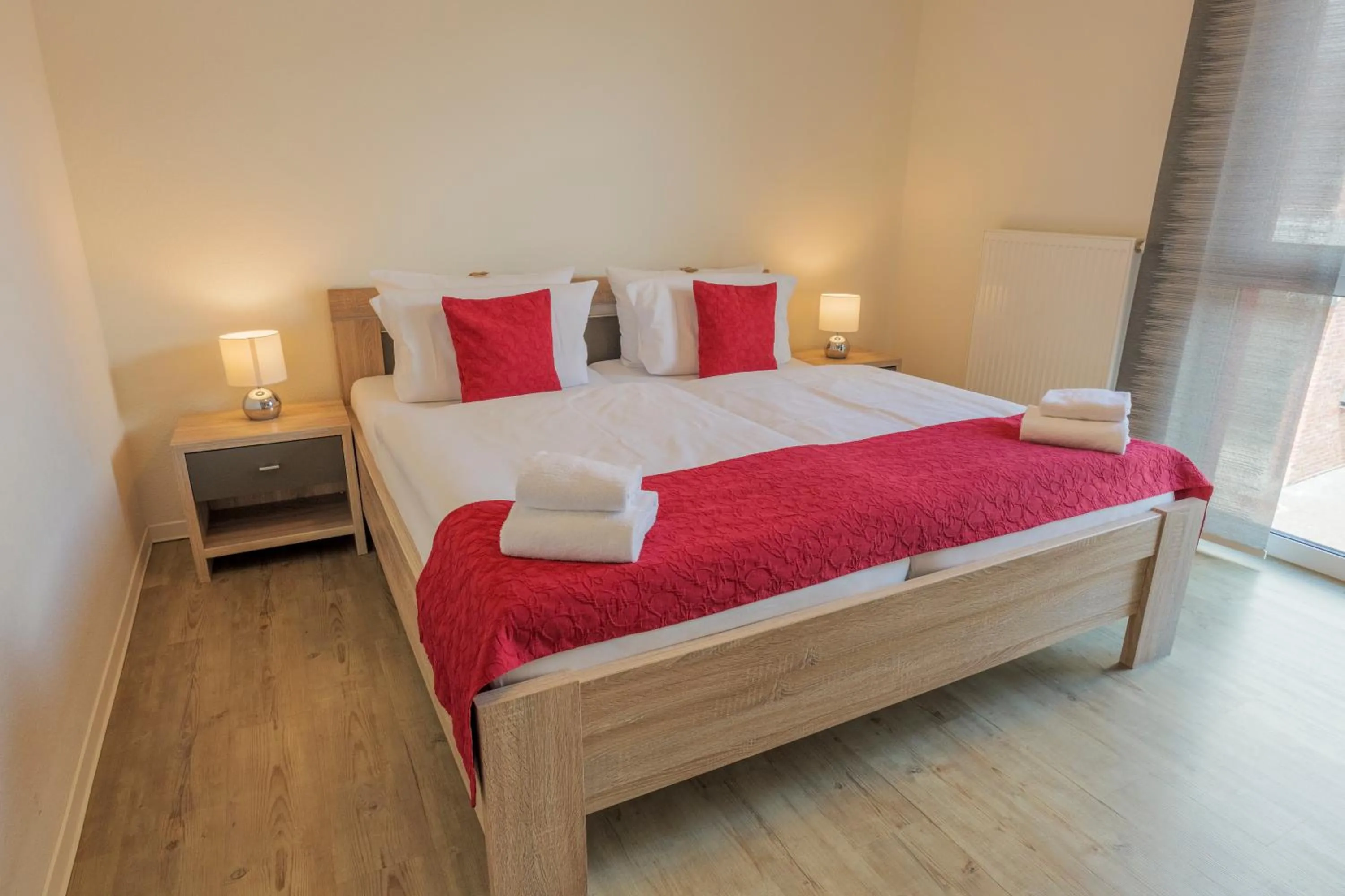 Bed in Hotel Hafen Büsum