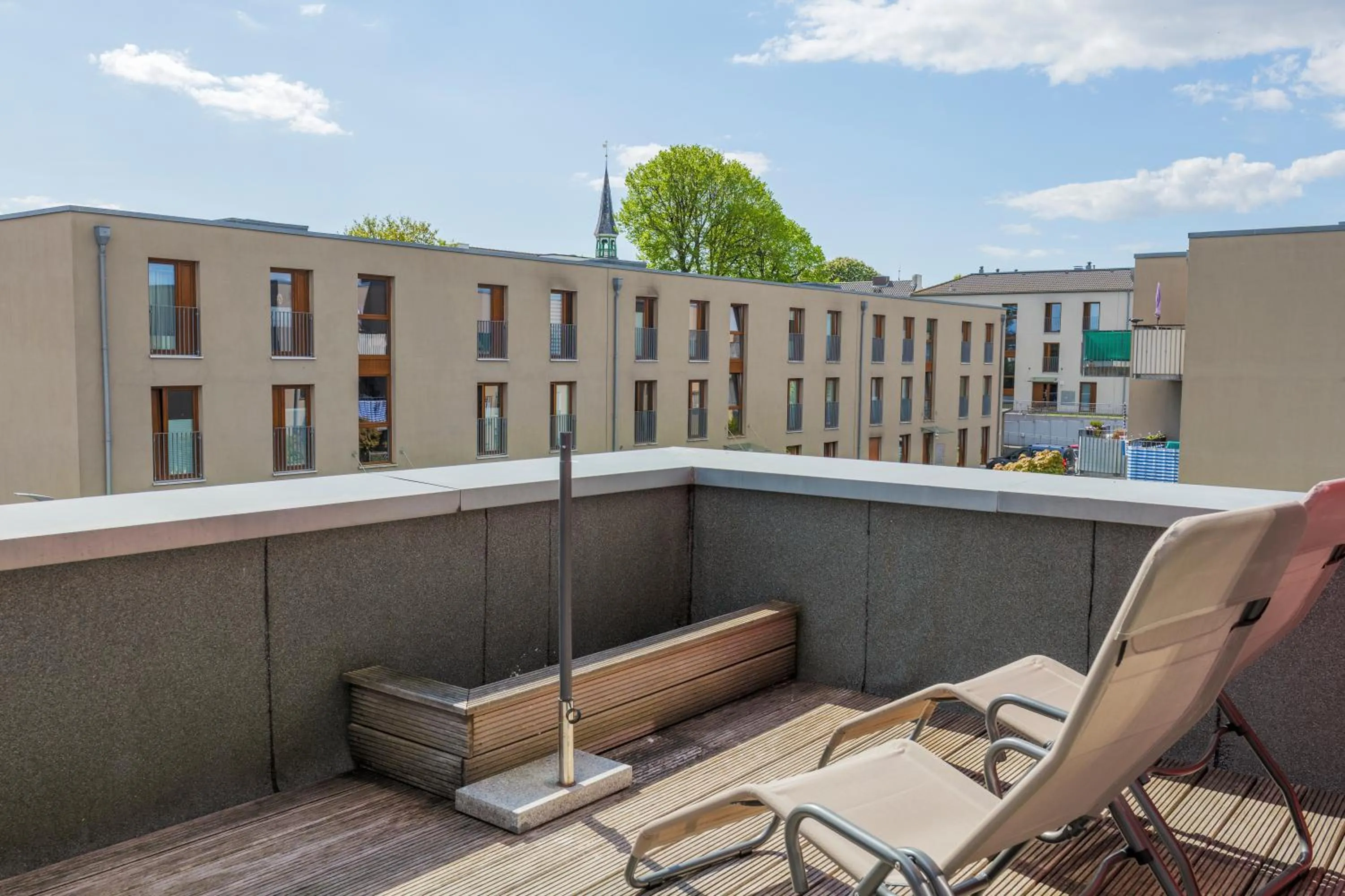 Balcony/Terrace in Hotel Hafen Büsum