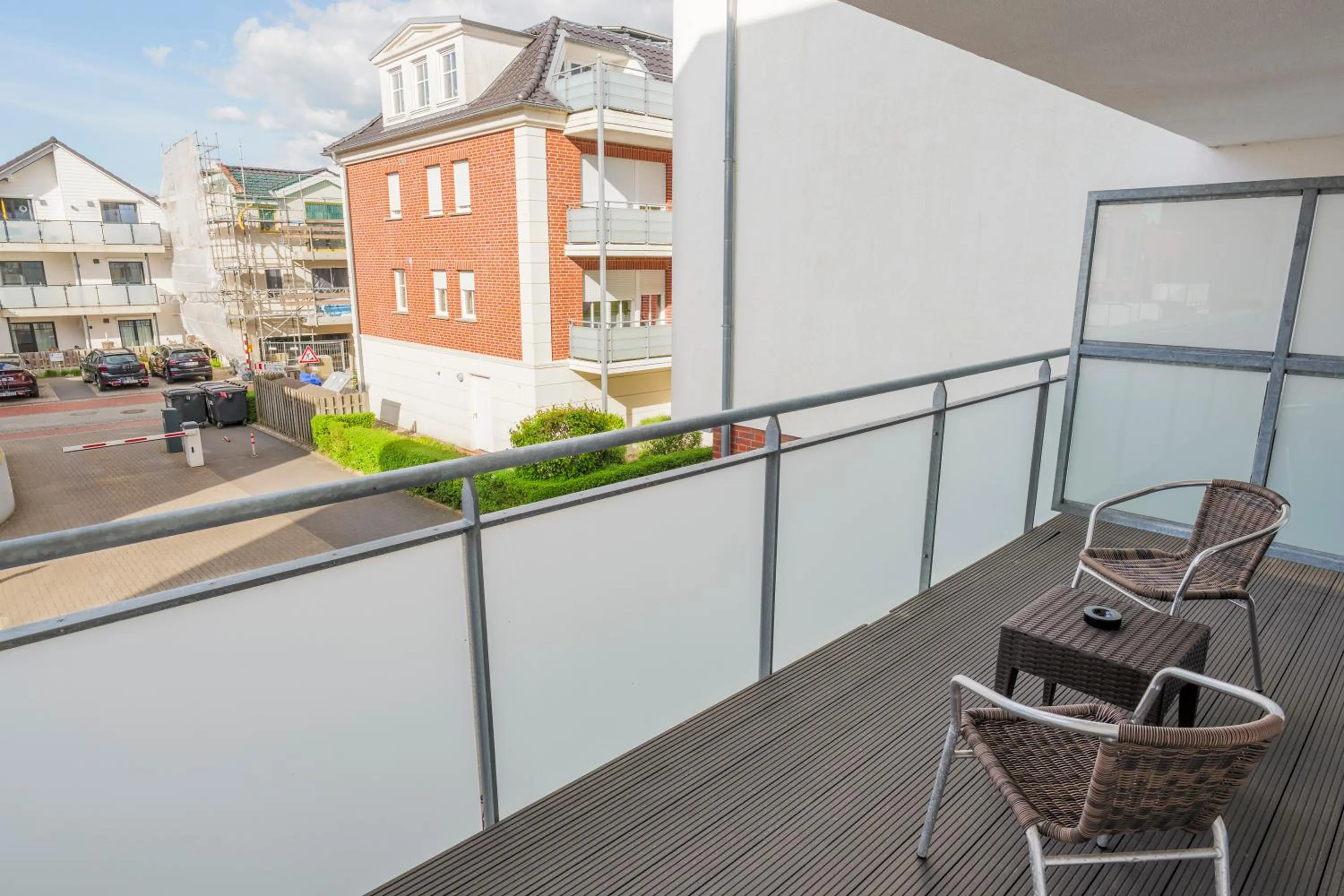 Balcony/Terrace in Hotel Hafen Büsum