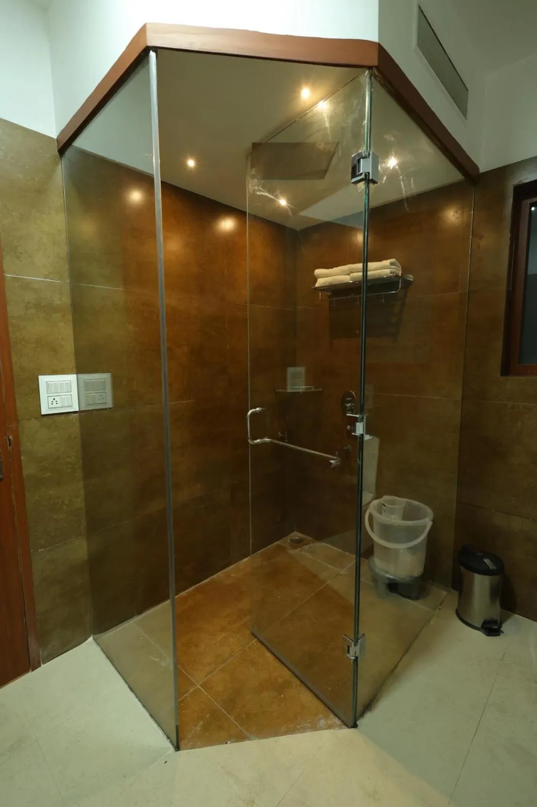 Shower in Hotel Darbar-E-Khas