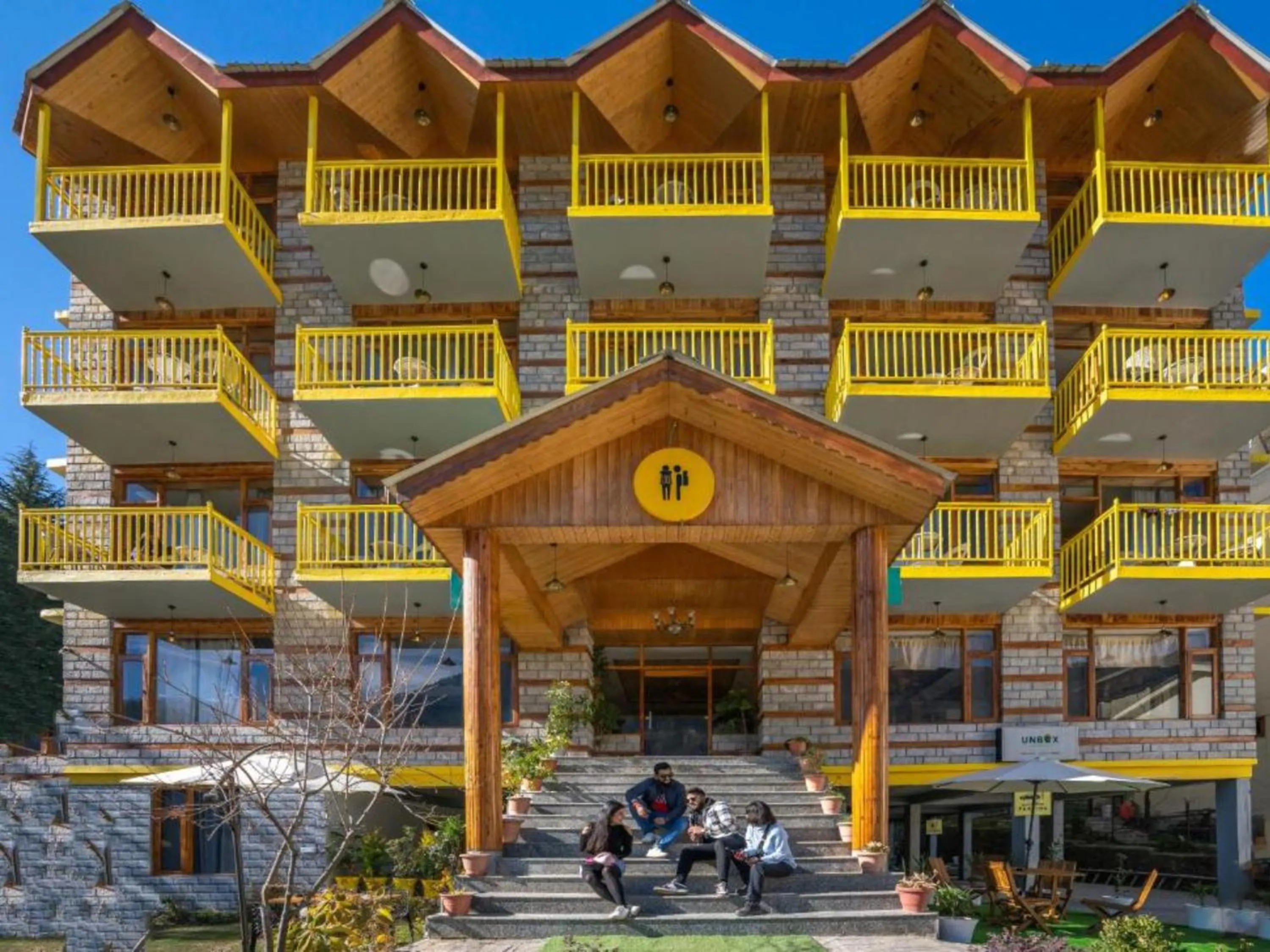 Property building in The Hosteller Manali, Old Manali