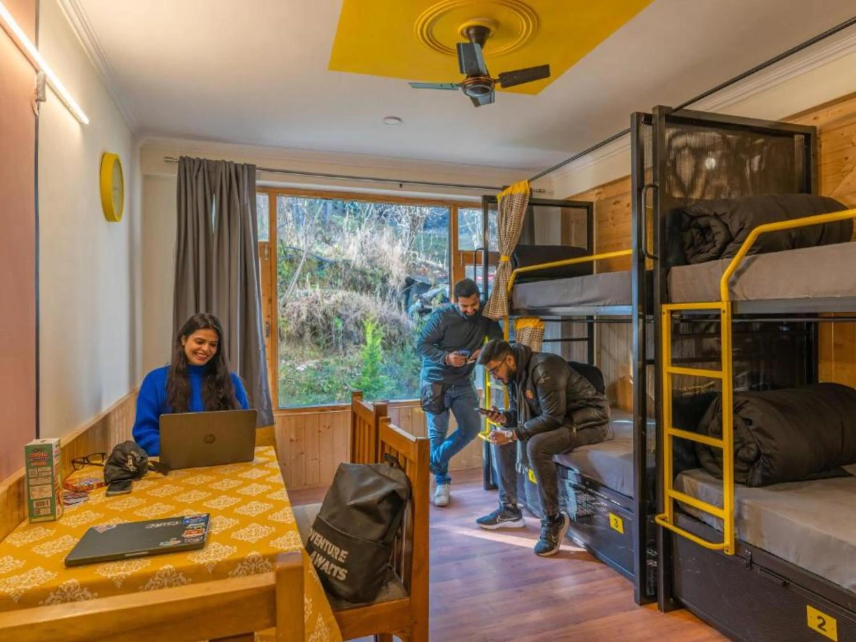 People in The Hosteller Manali, Old Manali