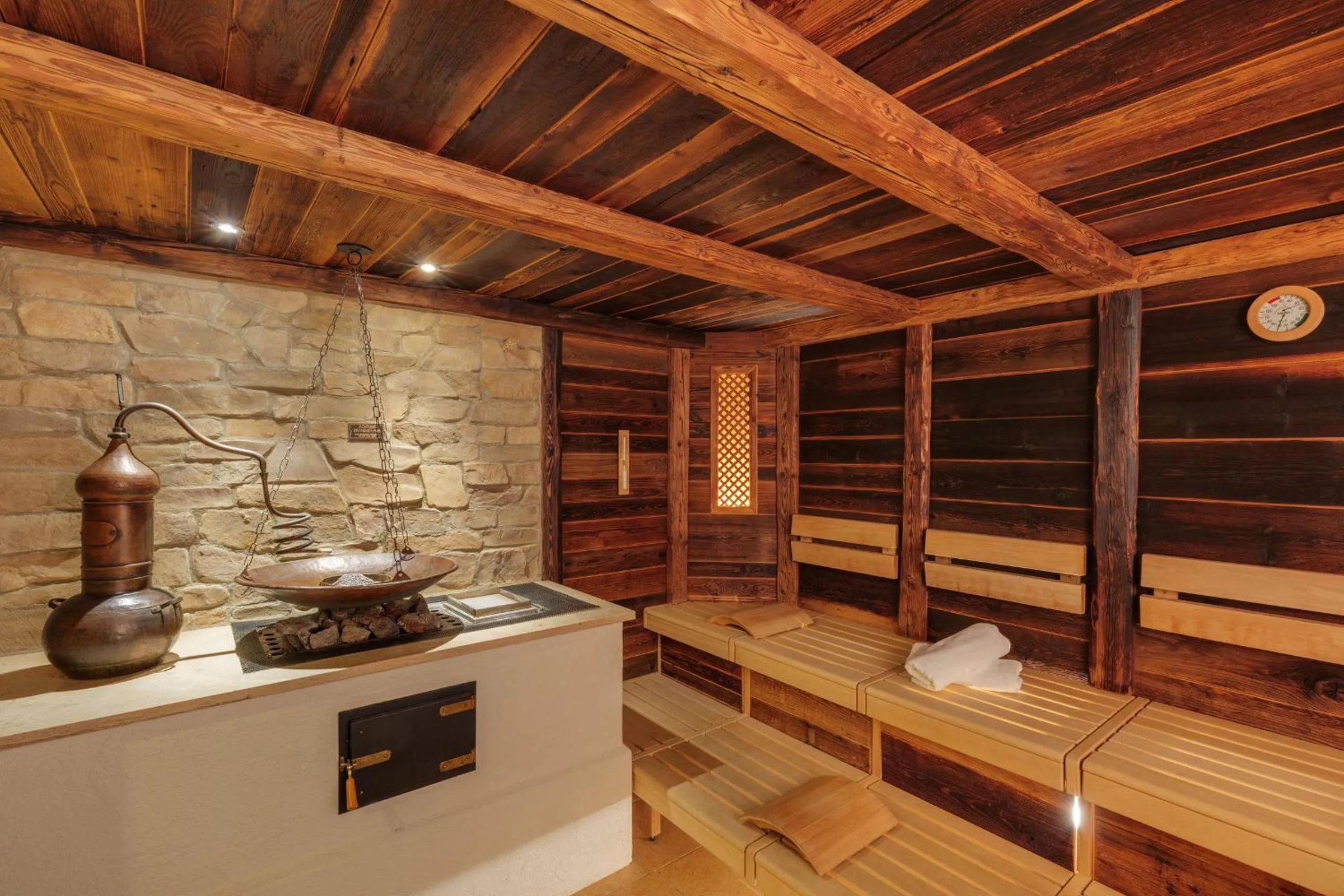 Sauna in Berg-Spa & Hotel Zamangspitze