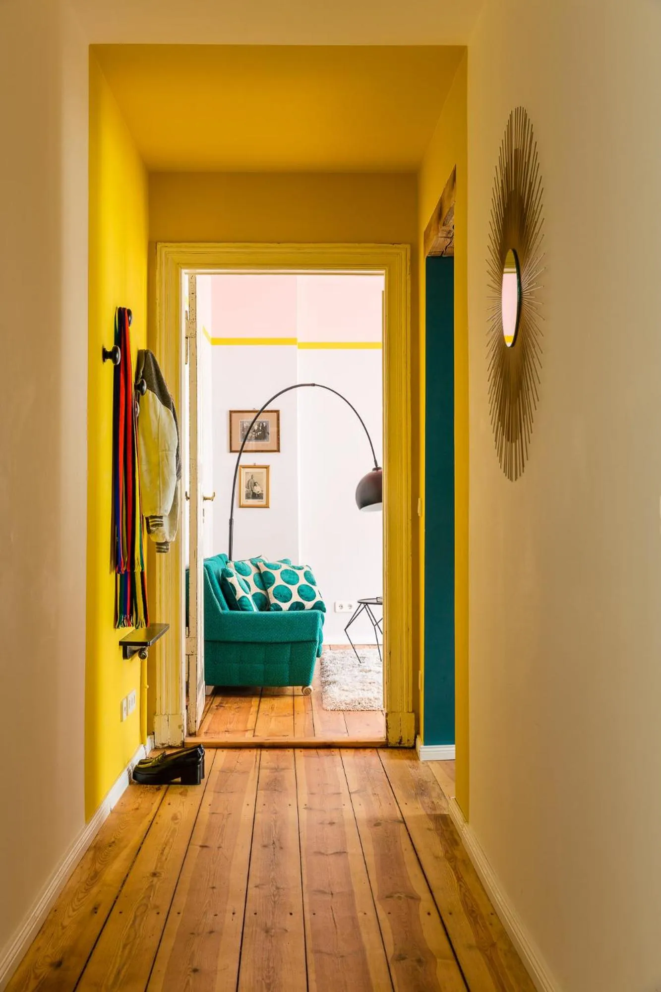 Living room in Brilliant Apartments
