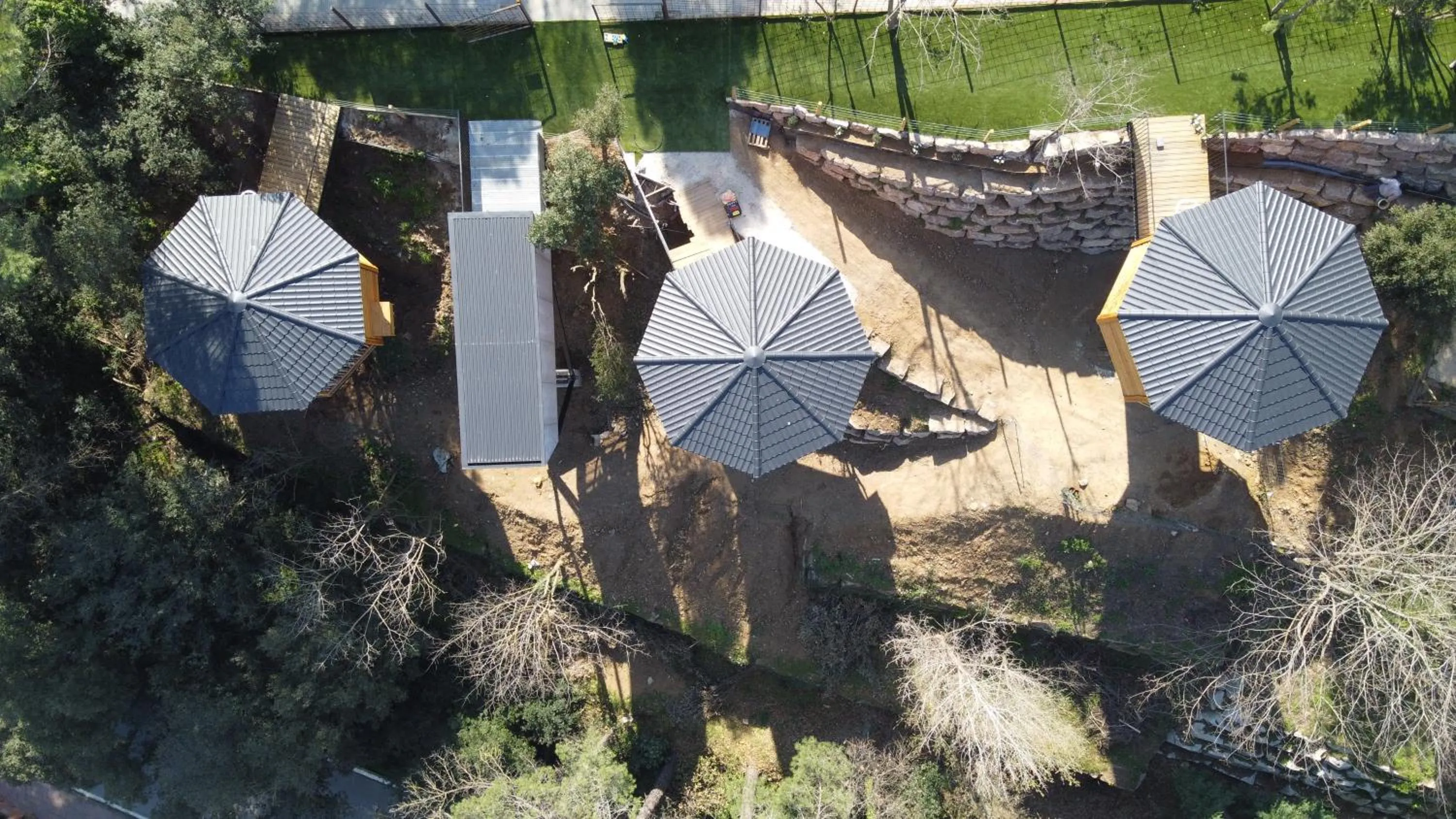 Bird's eye view in Les Suites