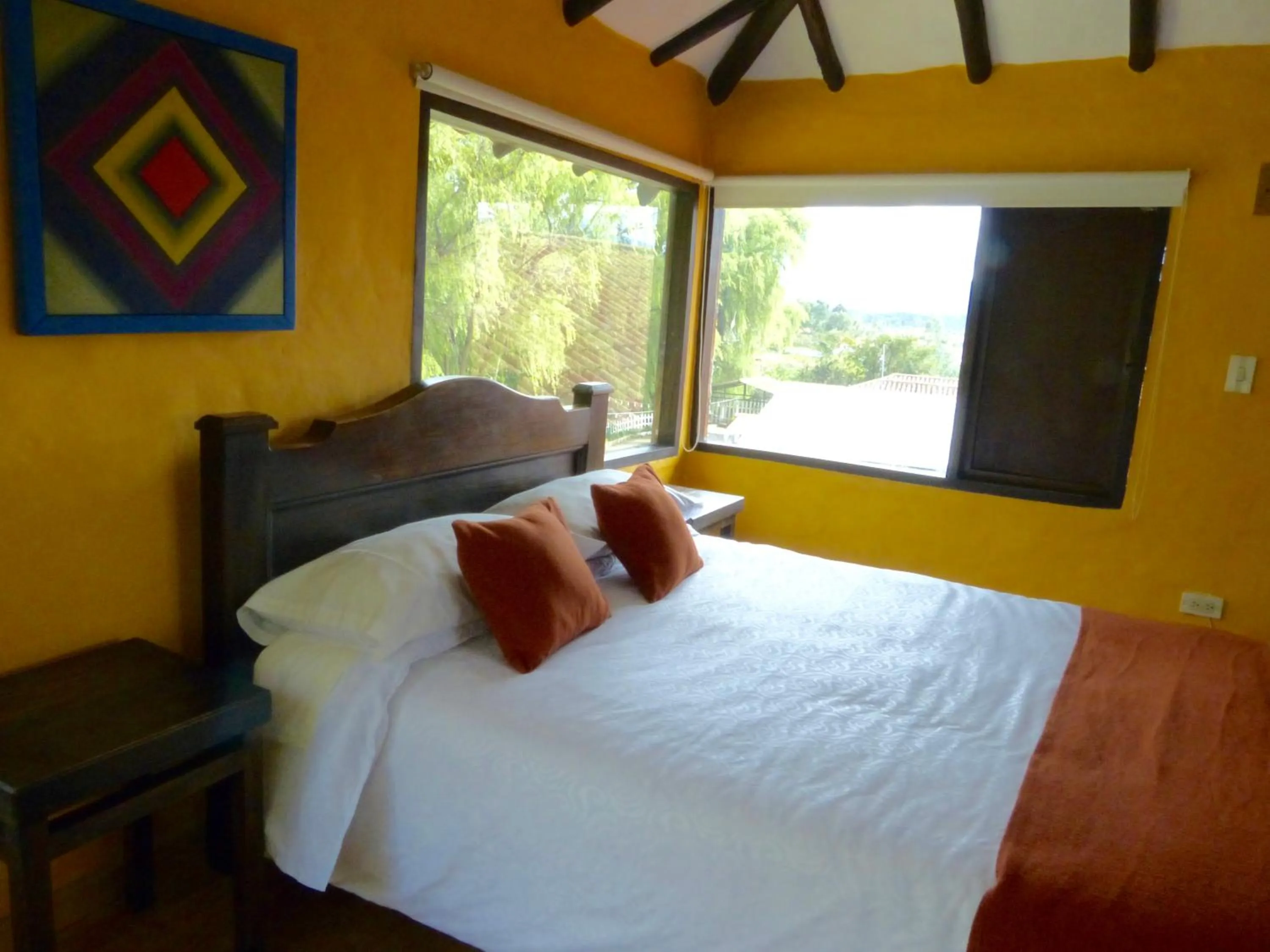 Bed in Elephantia Spa Hotel