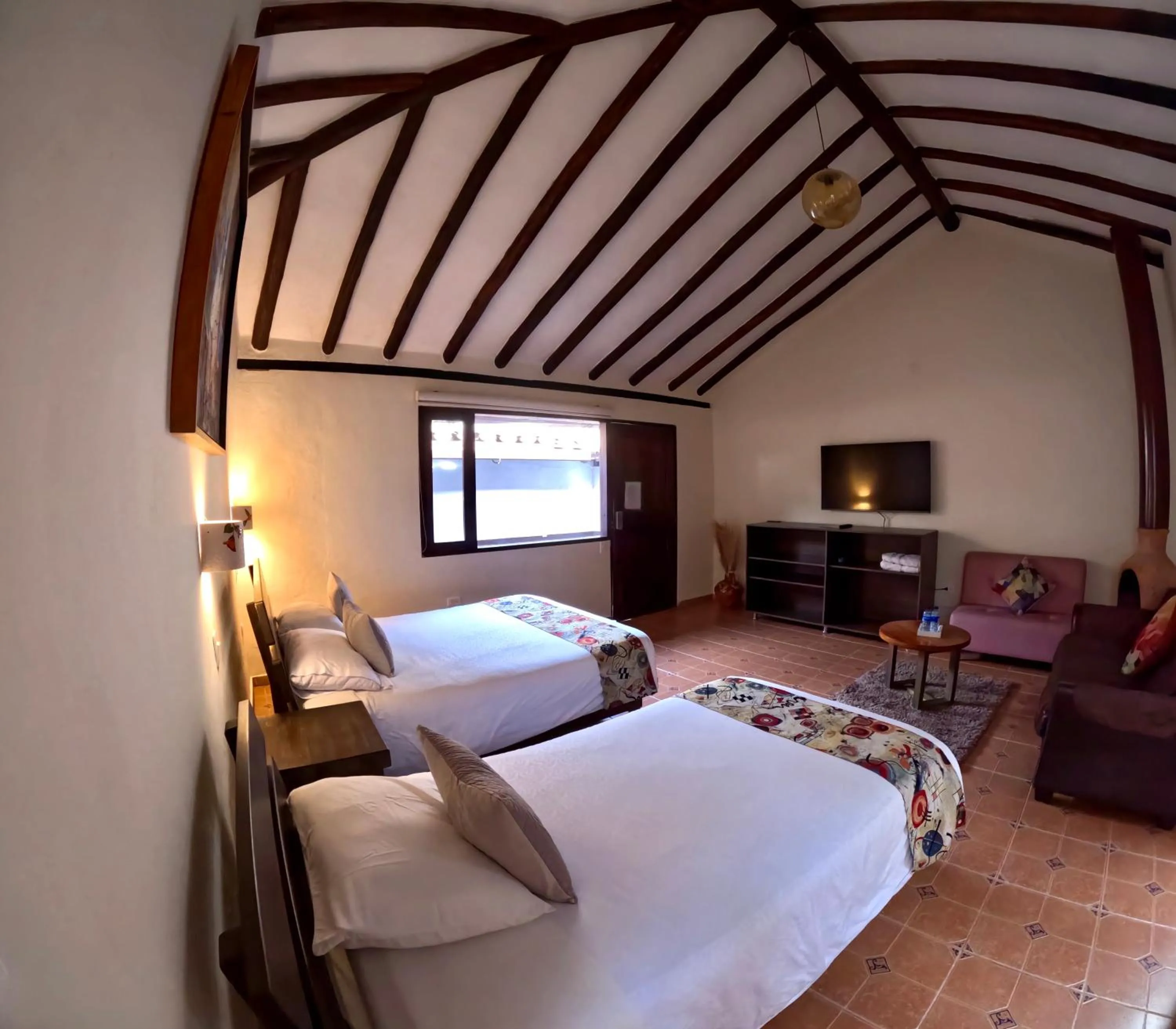 View (from property/room), Bed in Elephantia Spa Hotel