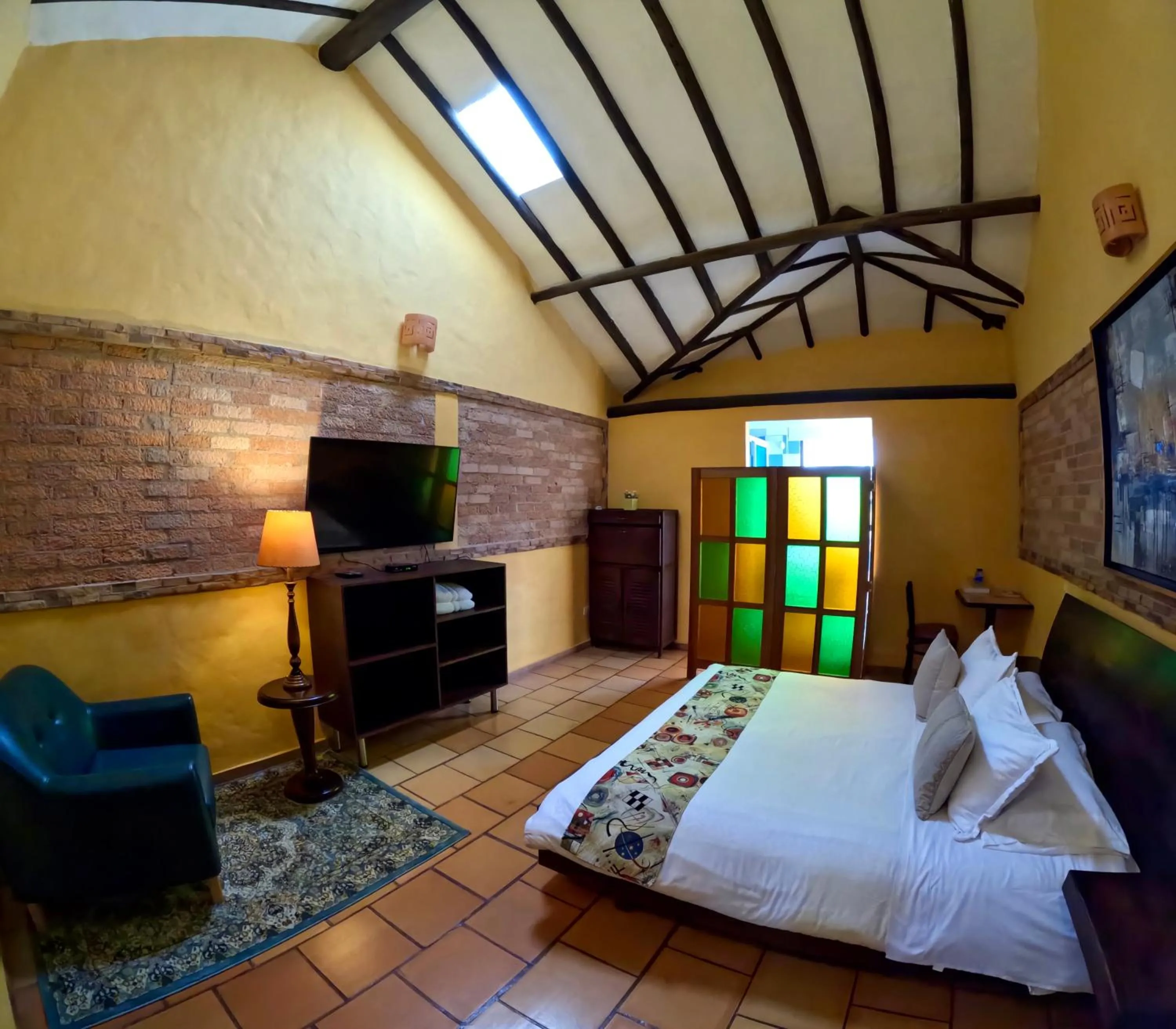 View (from property/room), Bed in Elephantia Spa Hotel