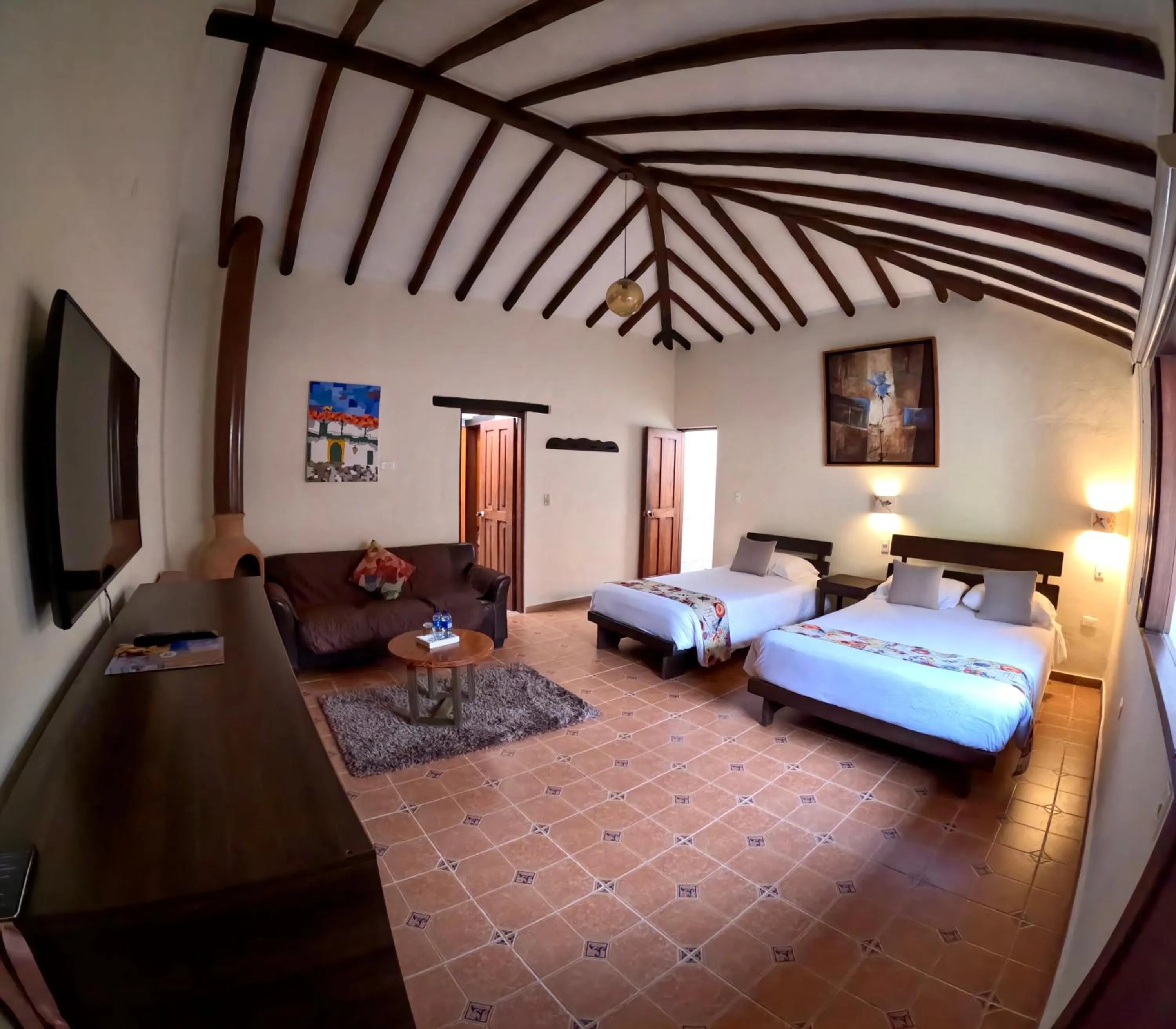 View (from property/room), Bed in Elephantia Spa Hotel