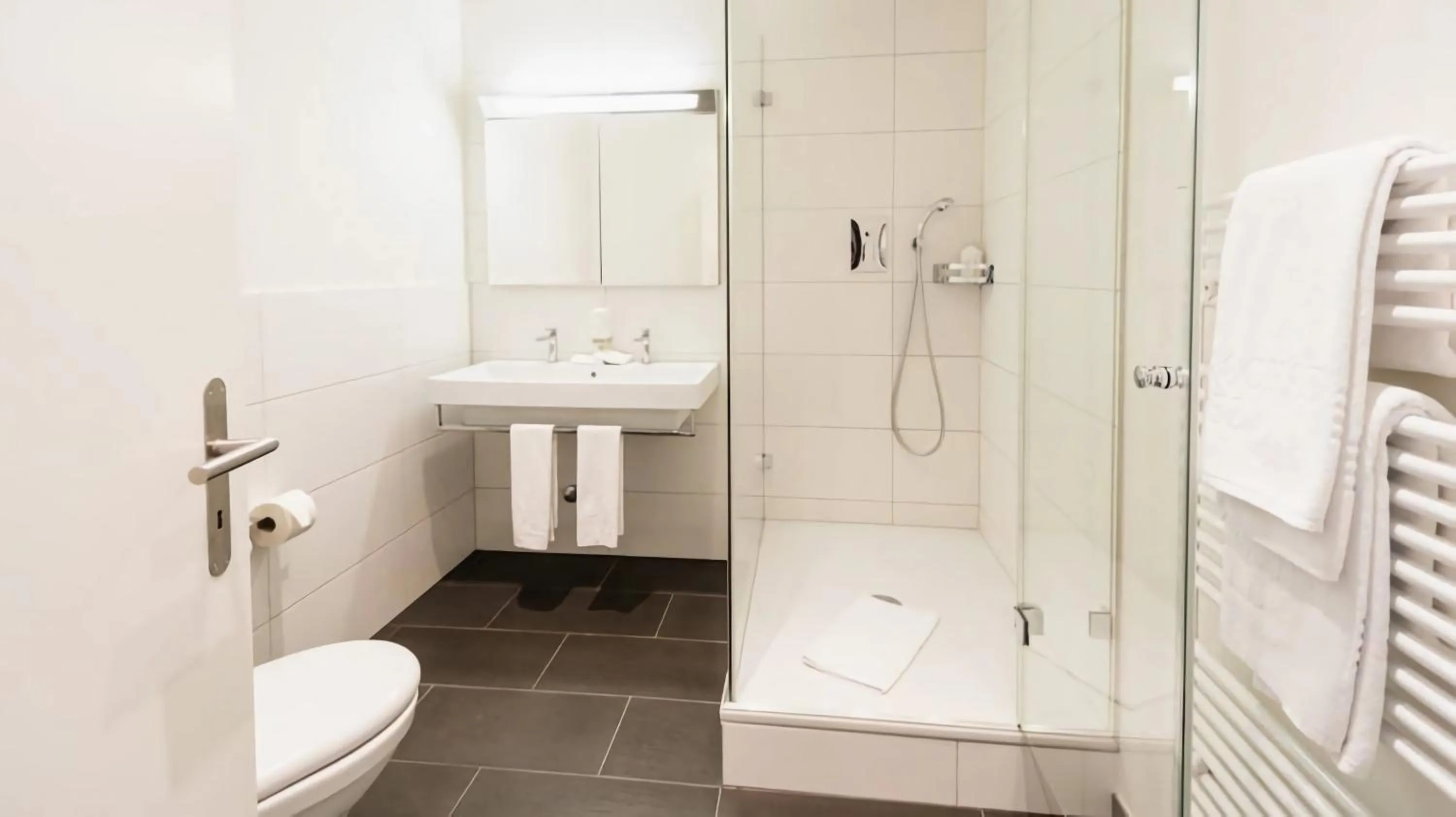 Shower in Central City Hotel Rochat