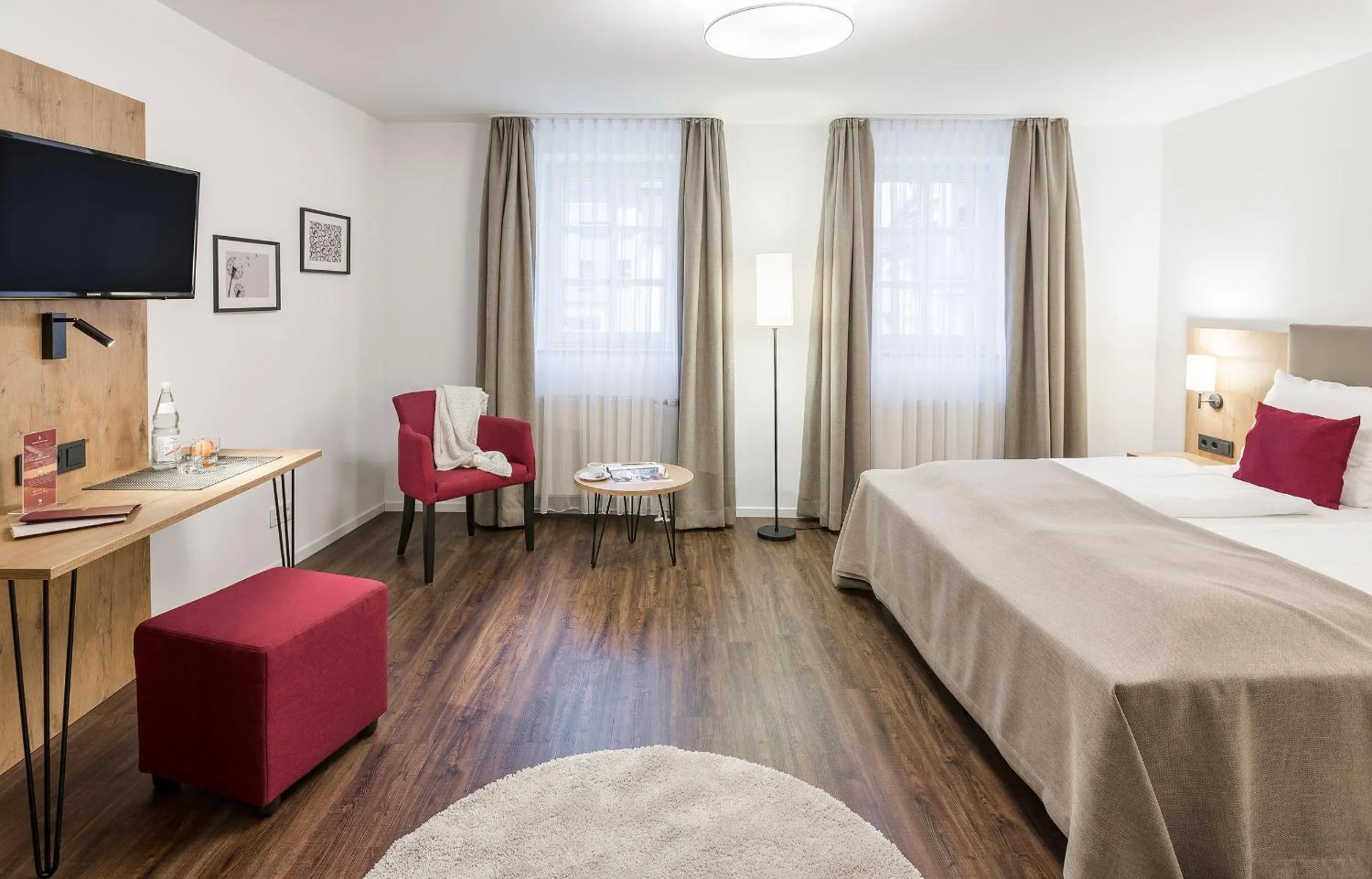 Bed in Hotel & Restaurant Lamm