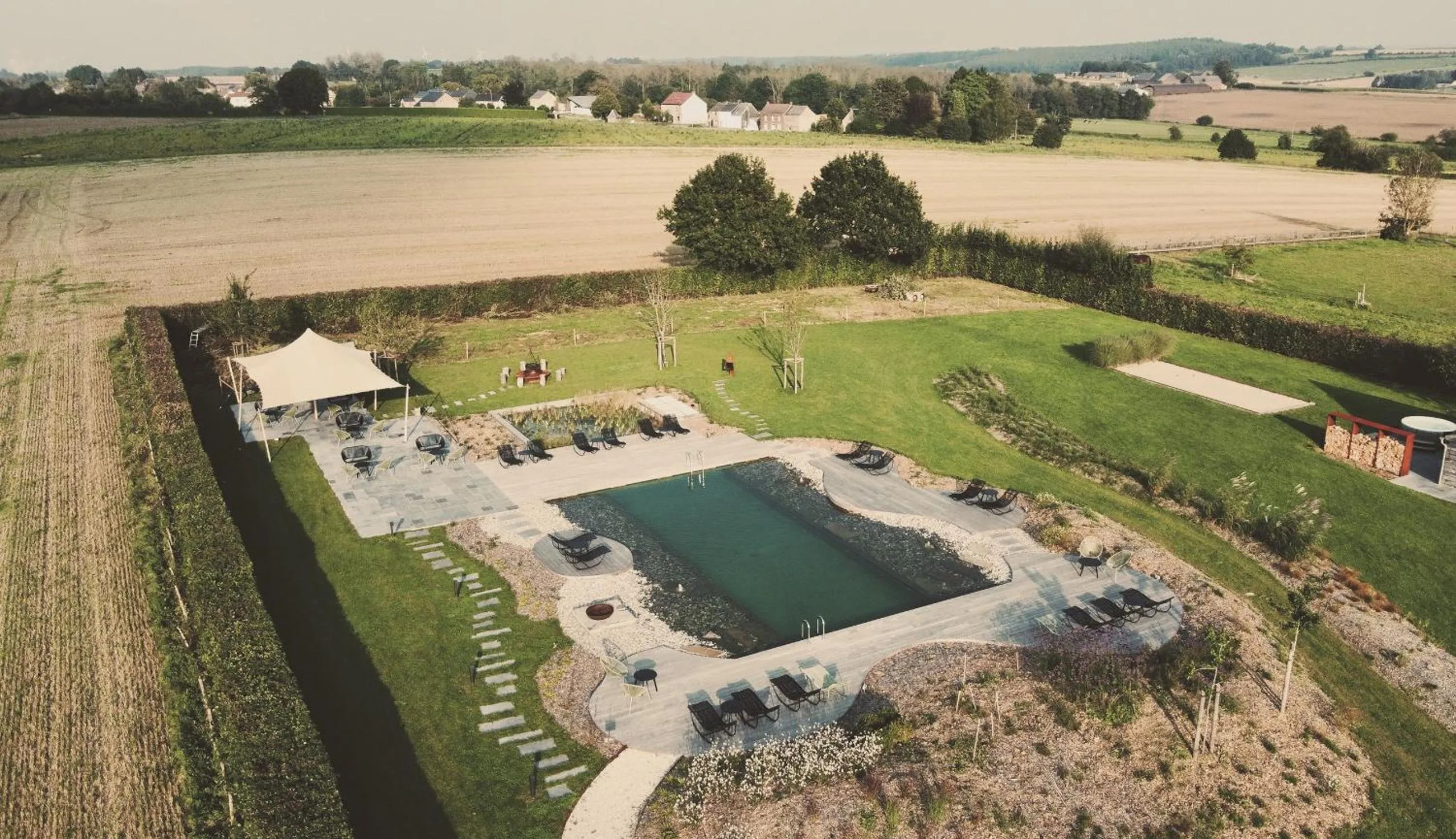 Bird's eye view in Domaine Sur Les Sarts