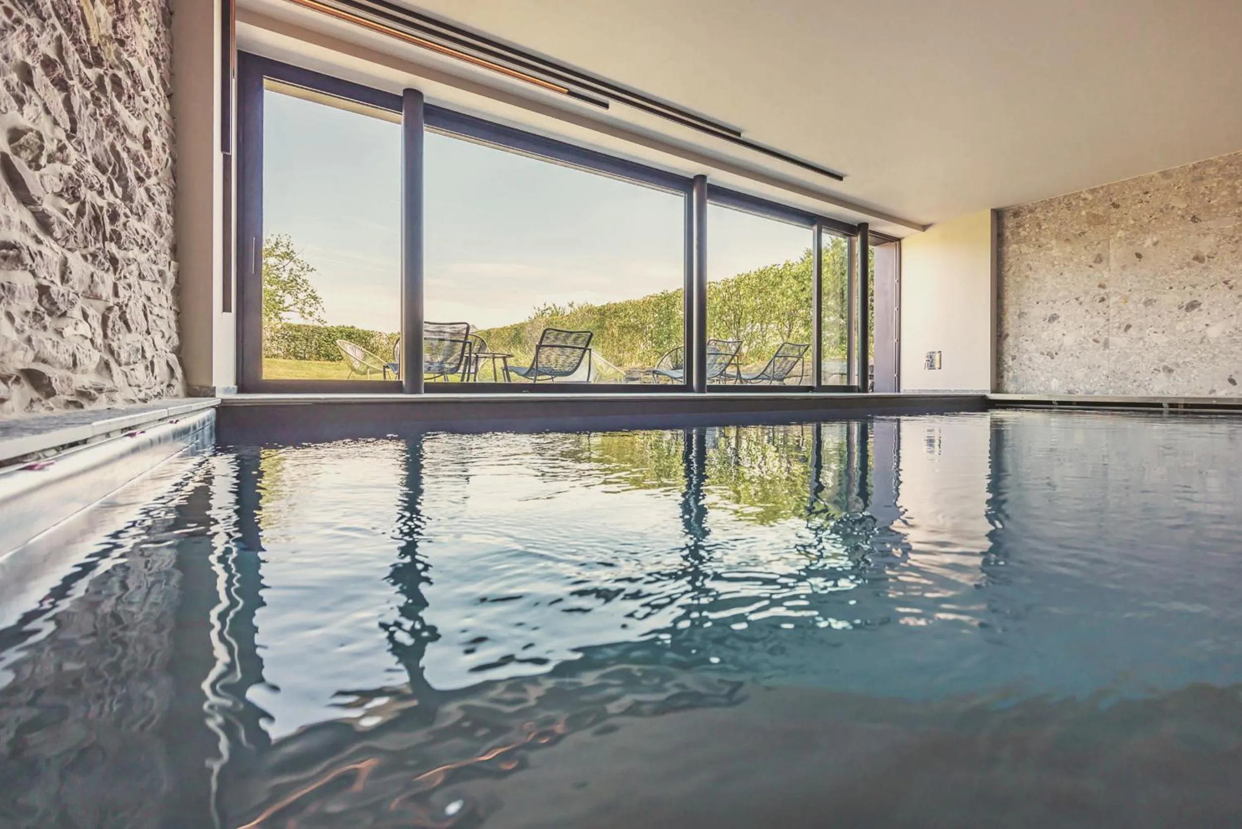 Pool view in Domaine Sur Les Sarts