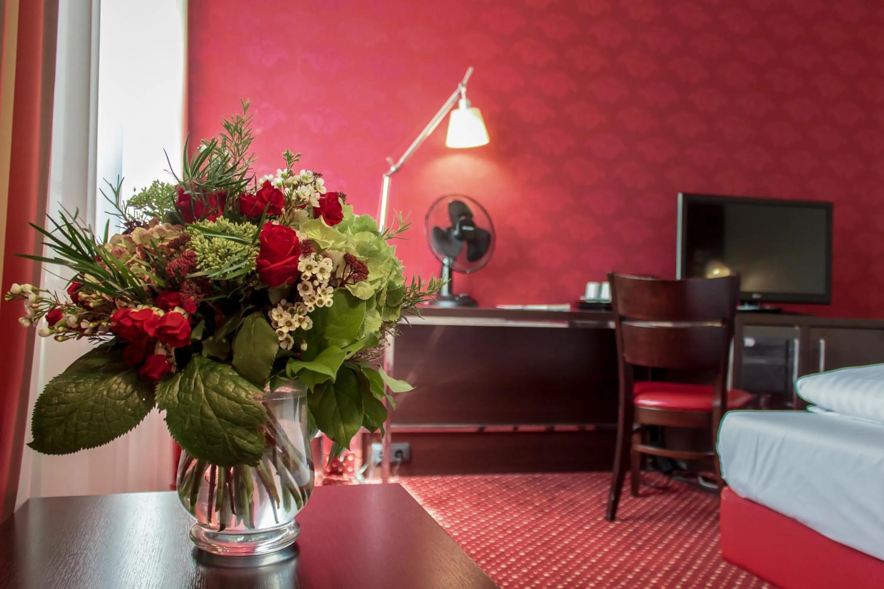 Decorative detail, Bed in Best Western Plaza Hotel Wels