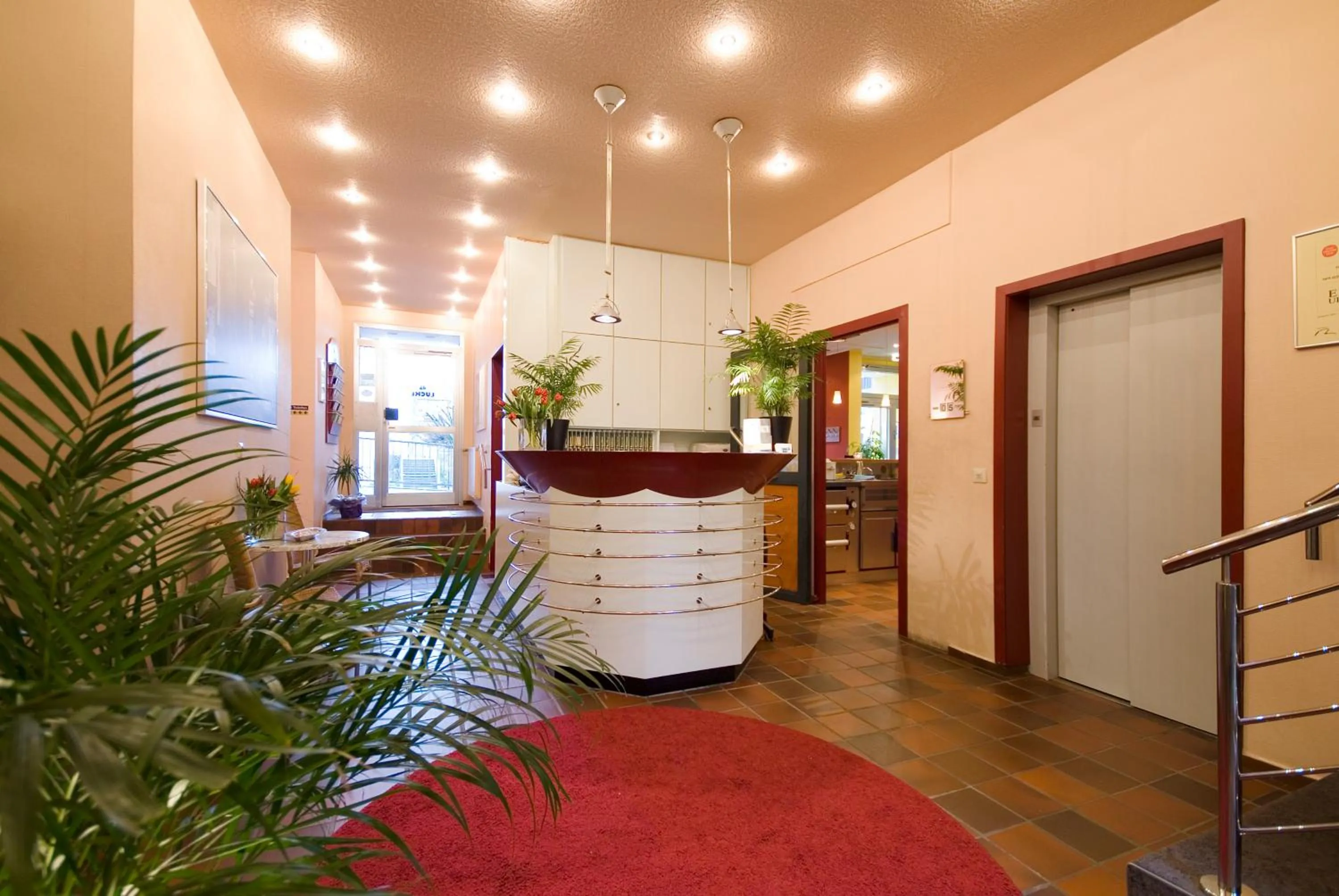 Lobby or reception in Hotel Lücke Rheine