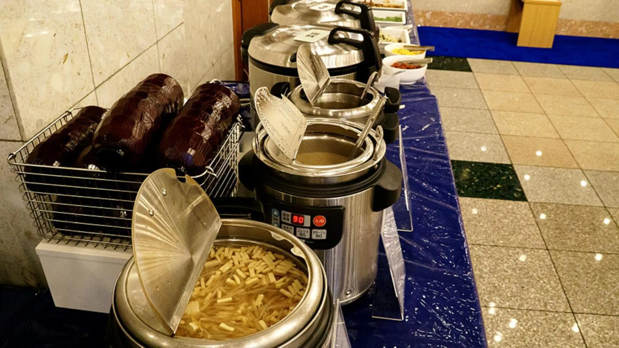 Buffet breakfast in Toyoko Inn Sendai Nishi-guchi Hirose-dori