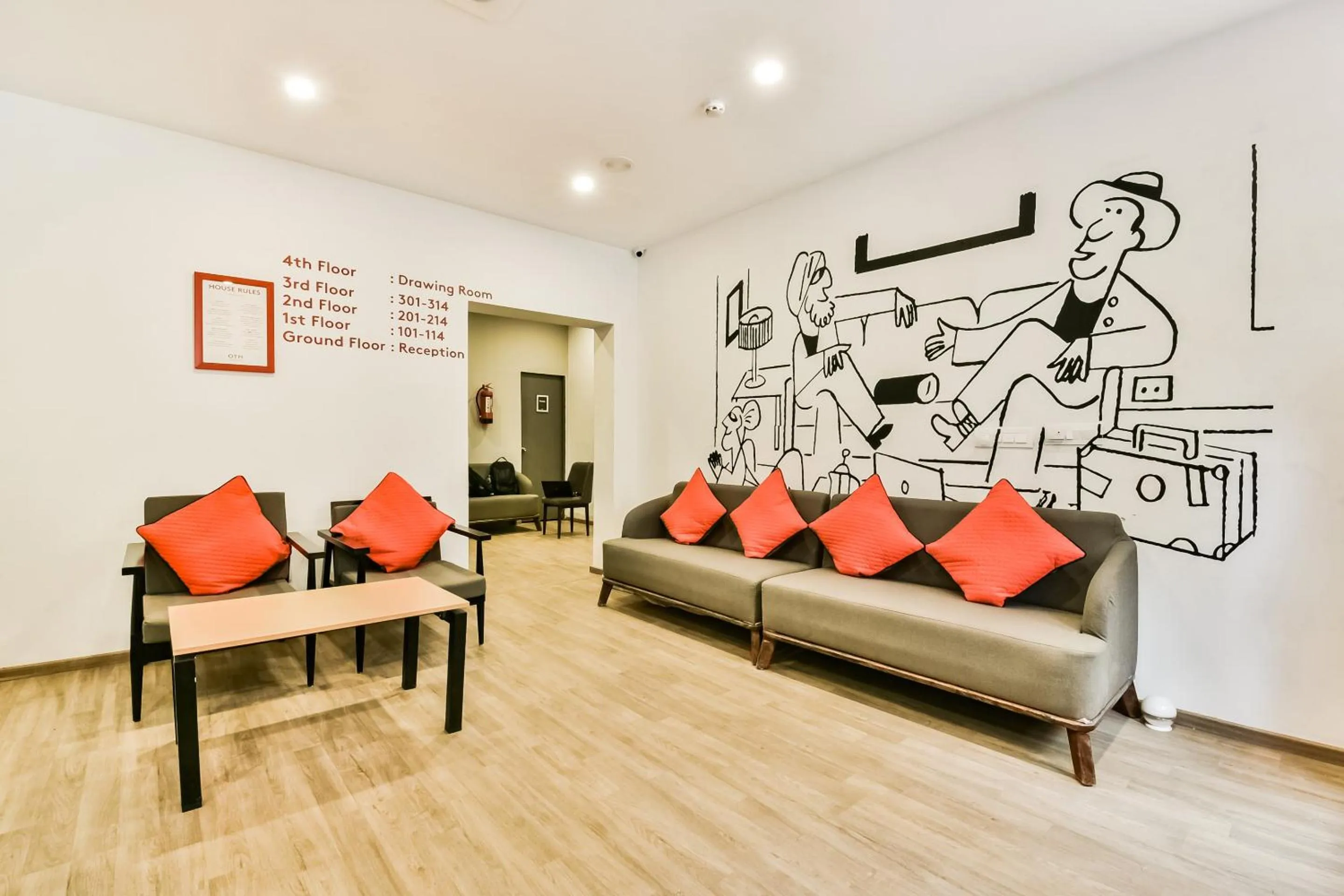 Lobby or reception in Super Townhouse Menka