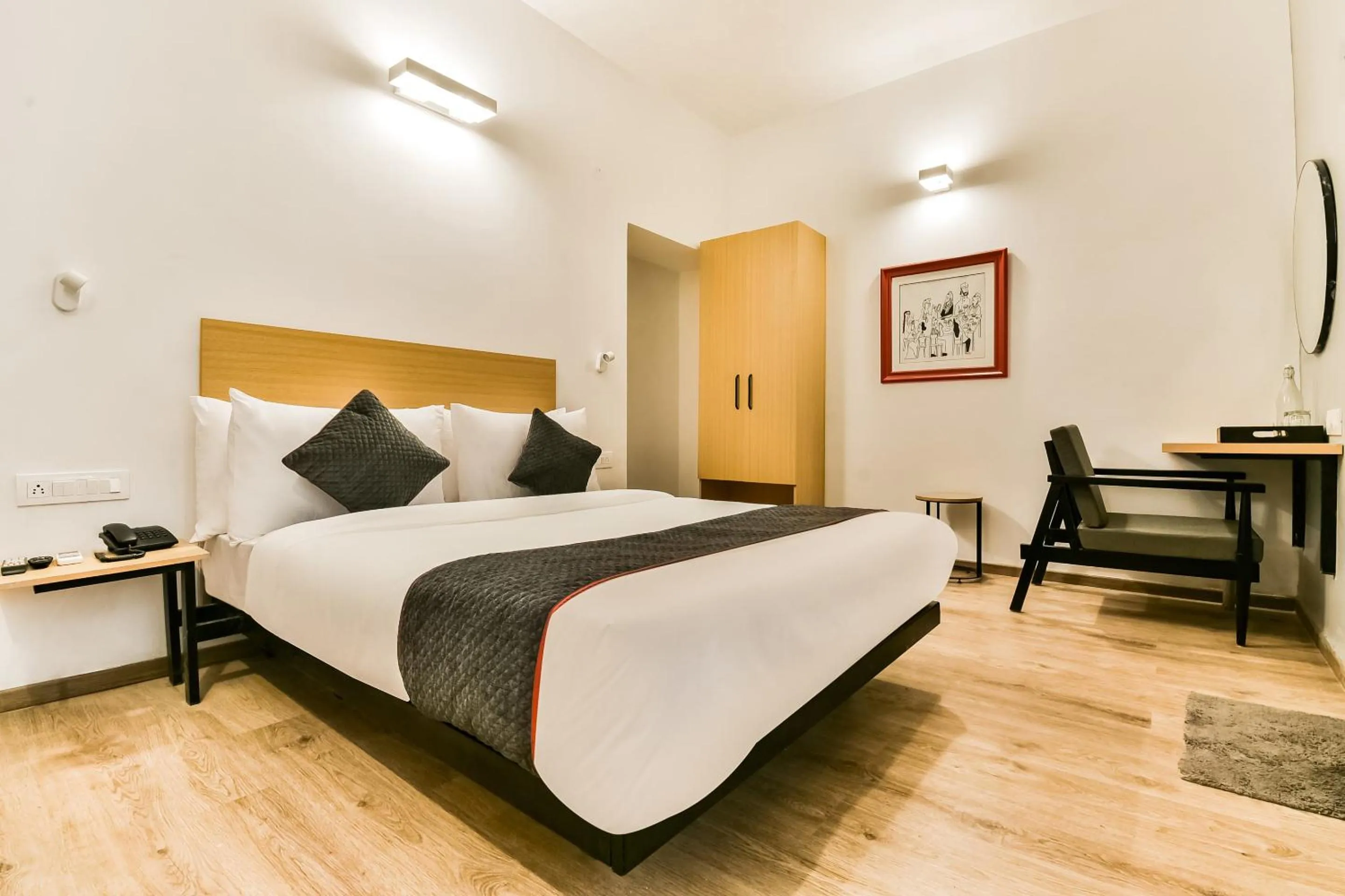 Bedroom, Bed in Townhouse Menka