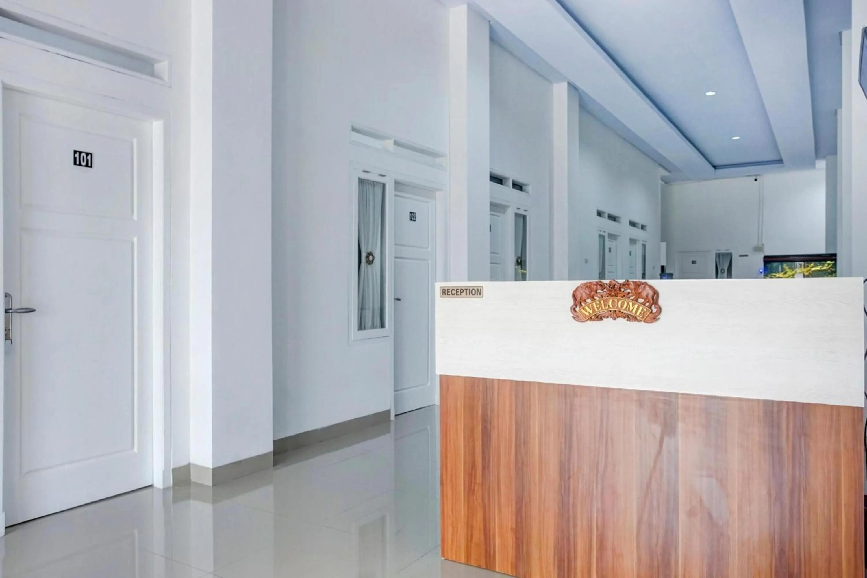 Lobby or reception in Hotel O Sukarame Near Imanuel Hospital Way Halim Formerly Hotel Griya Bawean