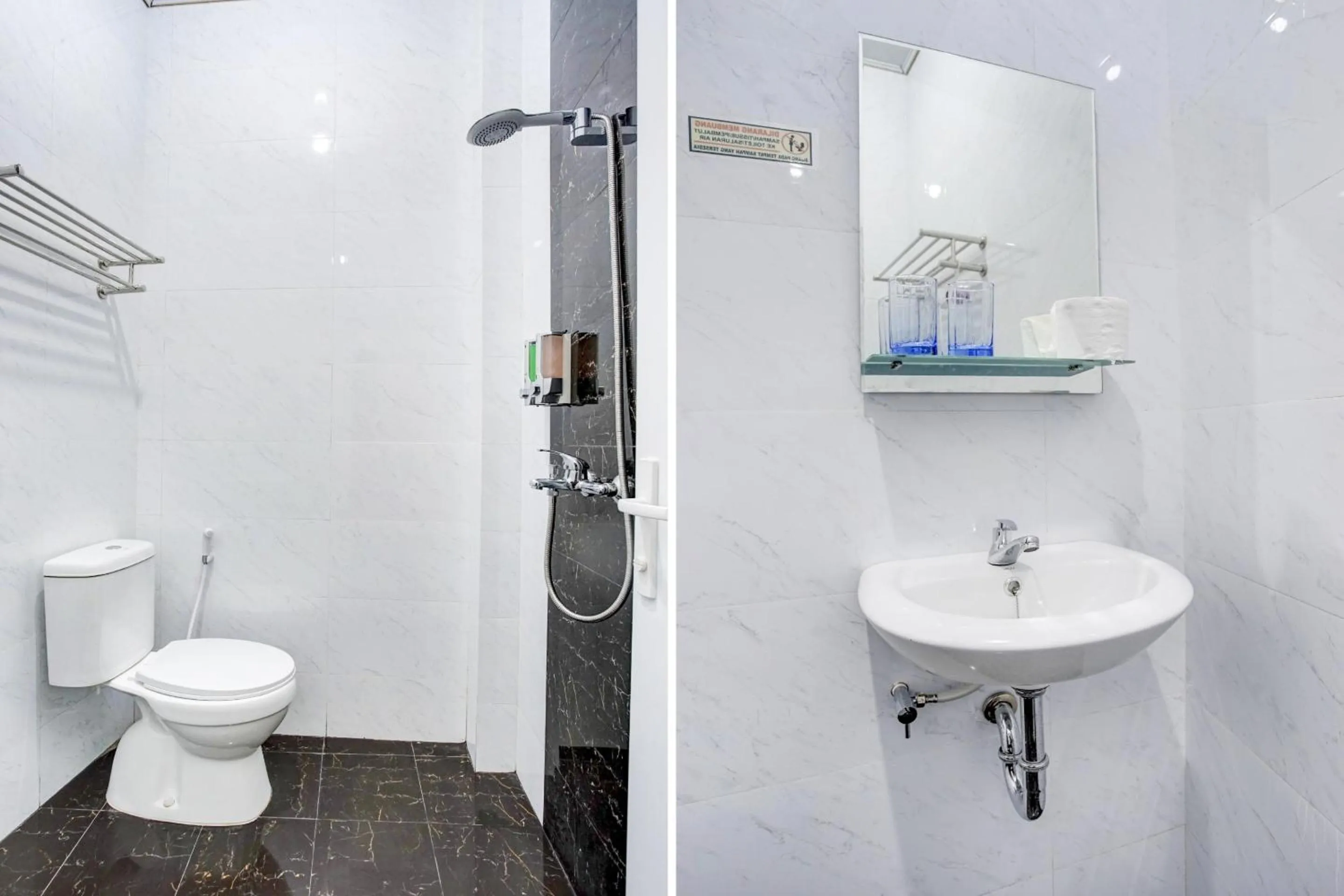 Bathroom in RedDoorz Plus Syariah near Exit Toll ITERA Lampung 2