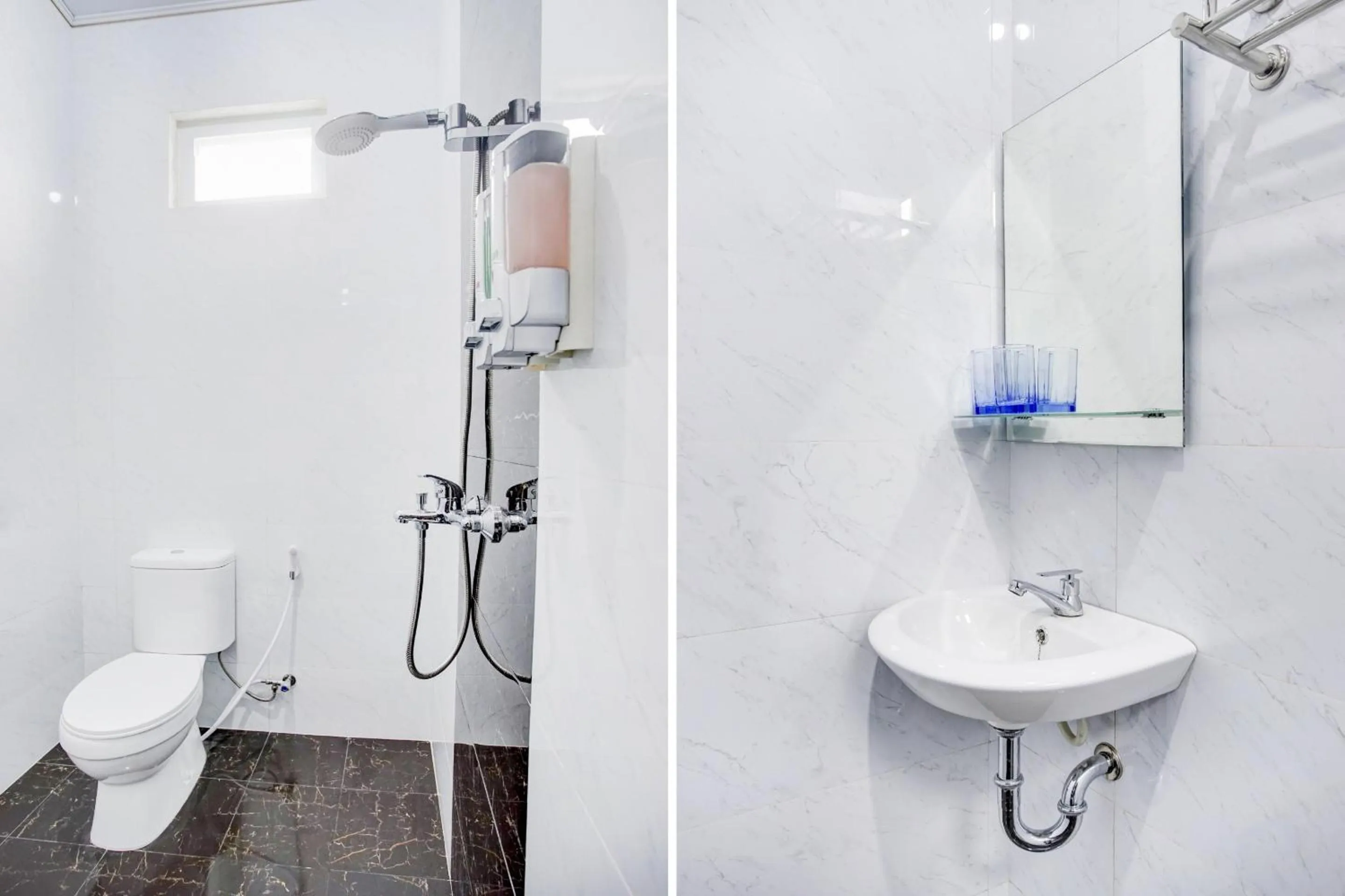 Bathroom in RedDoorz Plus Syariah near Exit Toll ITERA Lampung 2