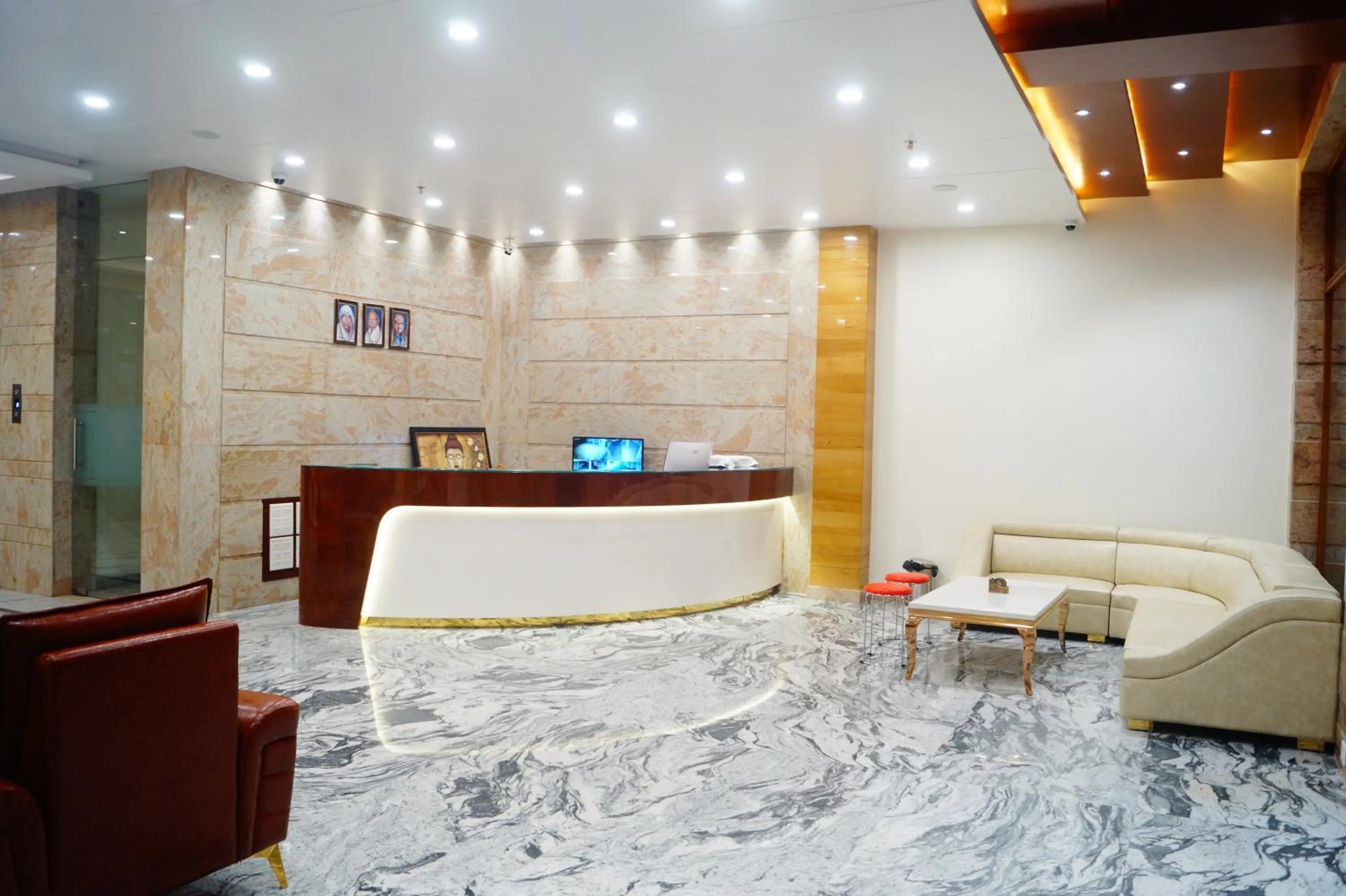 Lobby or reception in Hotel Shree Shyam International
