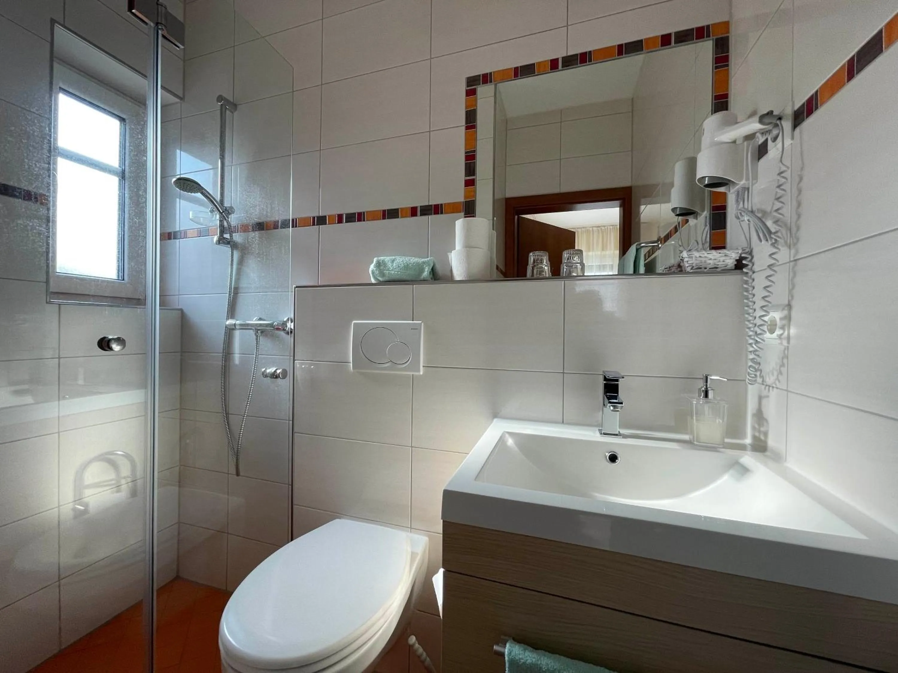 Shower in ROTHSEE Hotel